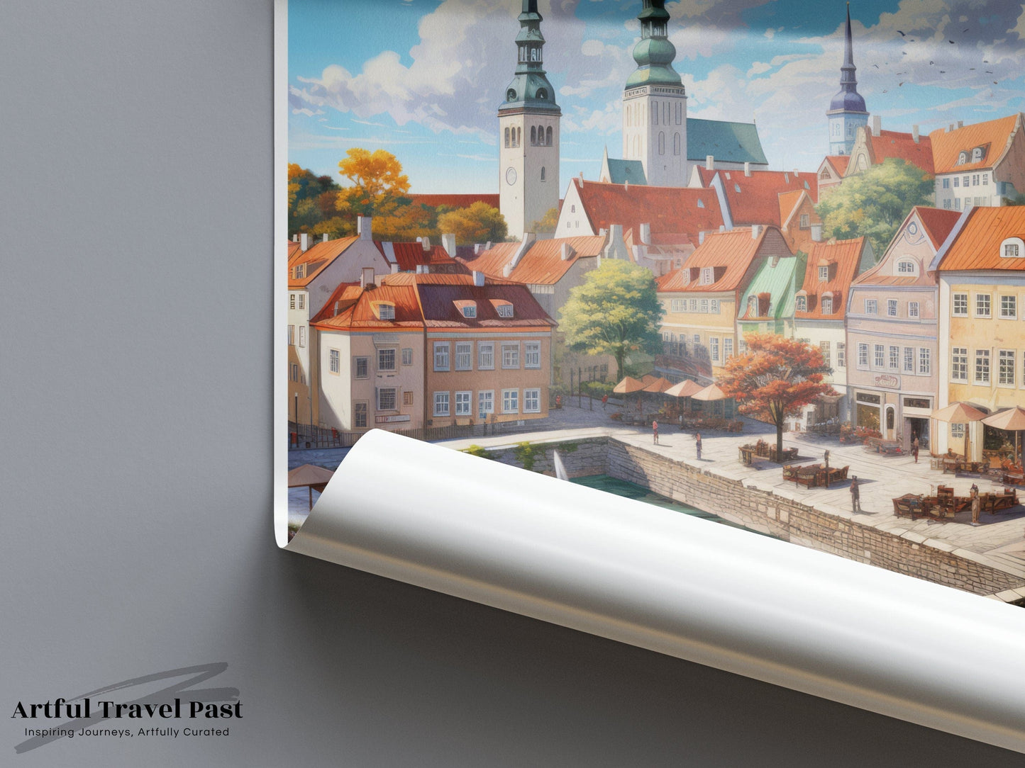 Tallinn Poster - Estonia Wall Art