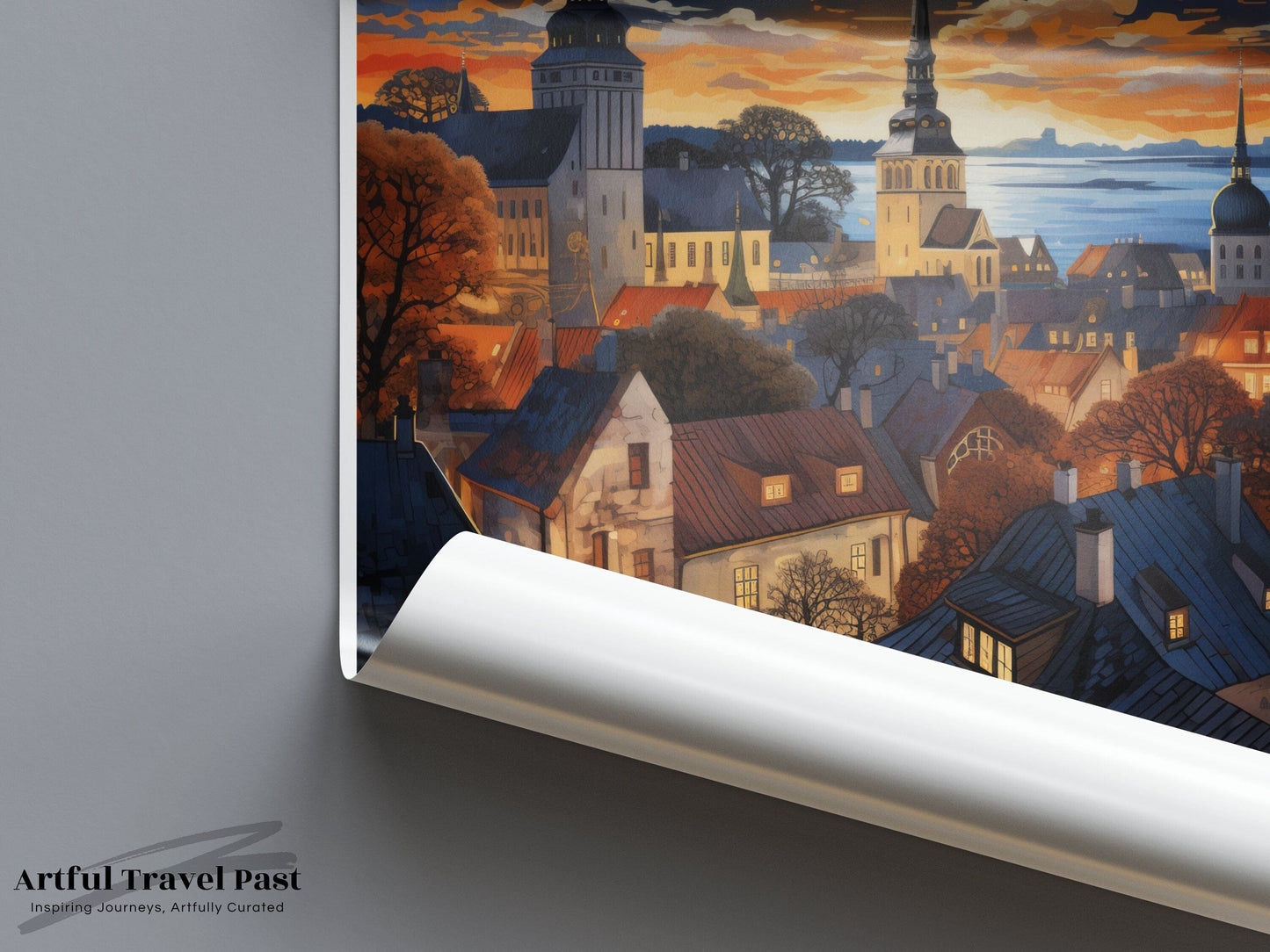 Tallinn Poster - Estonia Wall Art