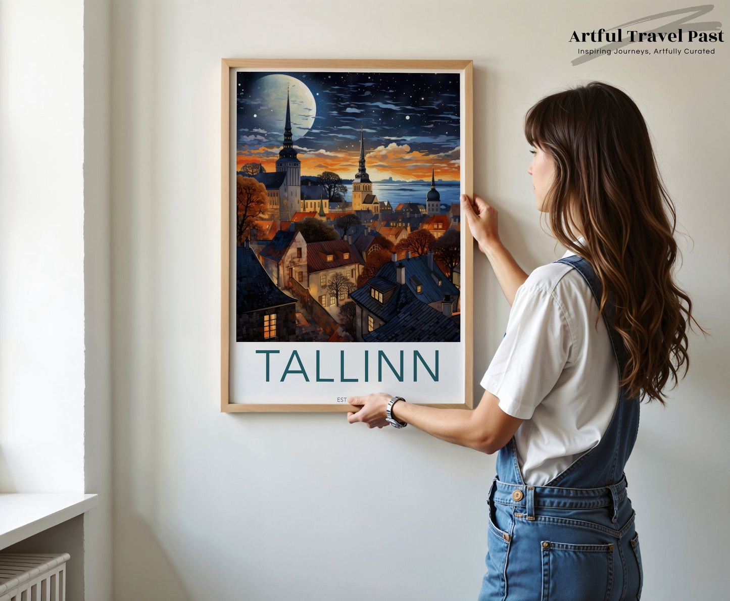 Tallinn Poster - Estonia Wall Art