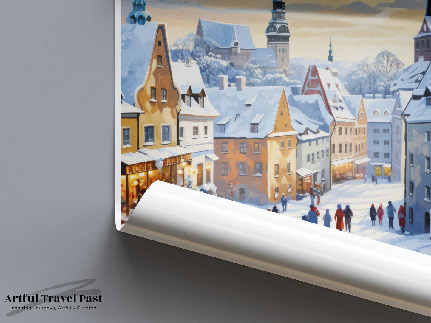 Tallinn Poster - Estonia Wall Art