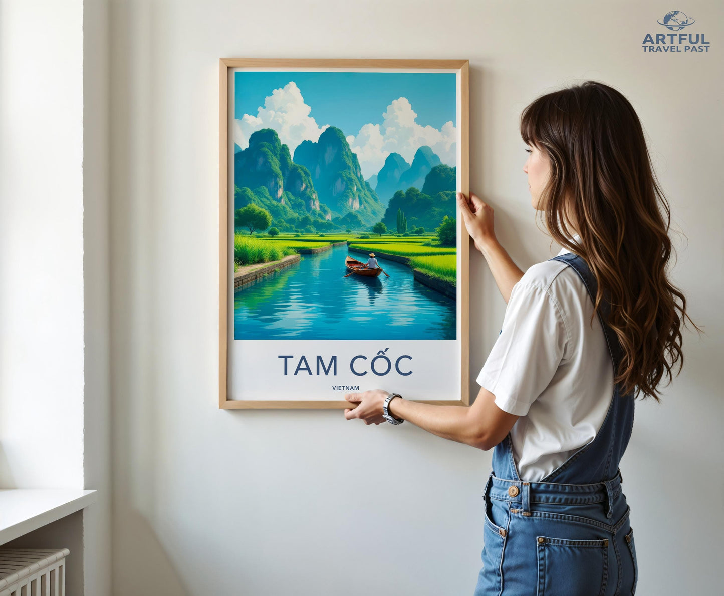 Tam Cốc Poster - Vietnam Wall Art