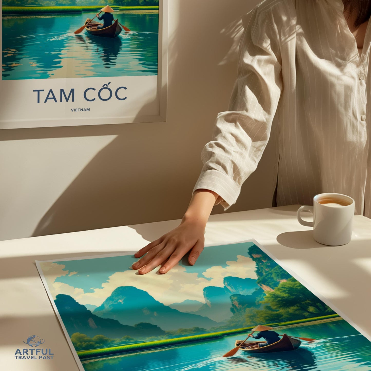 Tam Cốc Poster - Vietnam Wall Art