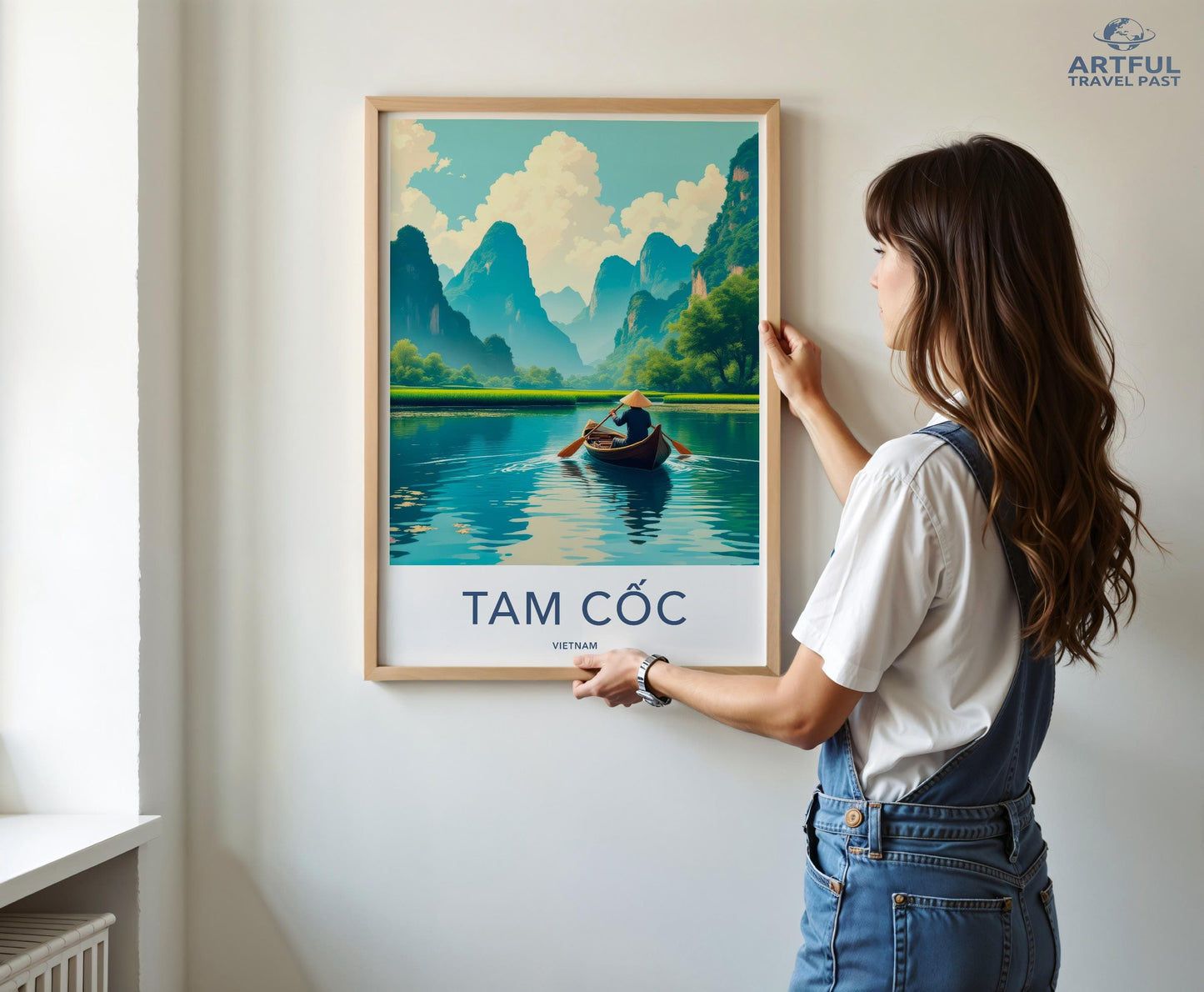 Tam Cốc Poster - Vietnam Wall Art