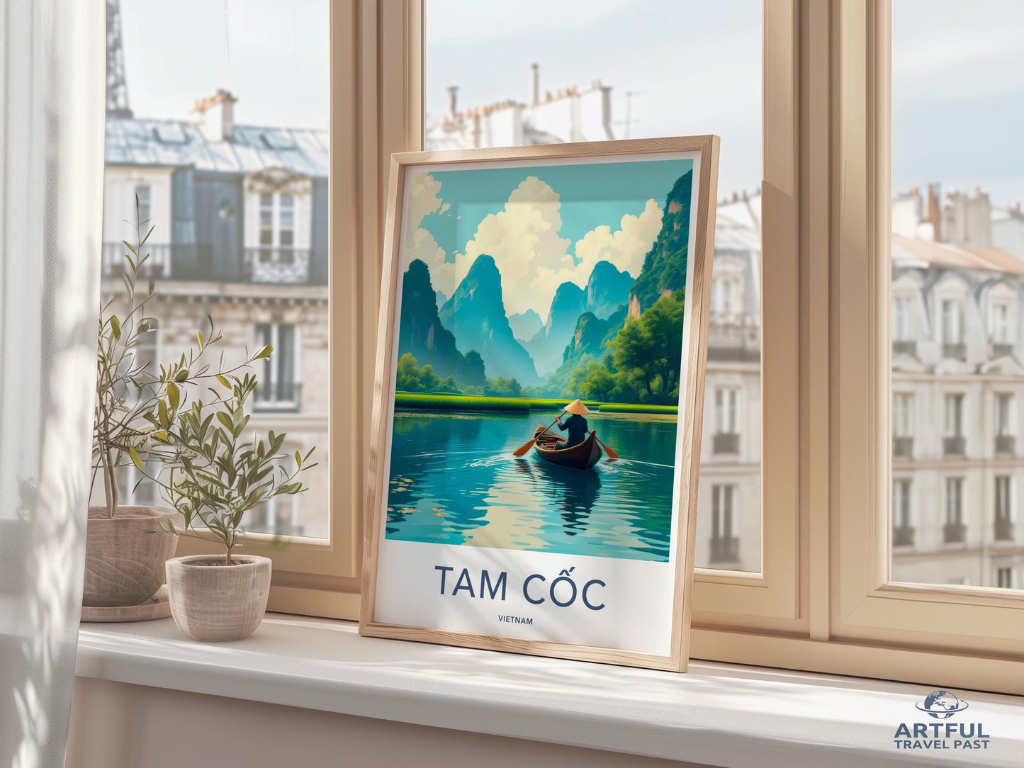 Tam Cốc Poster - Vietnam Wall Art