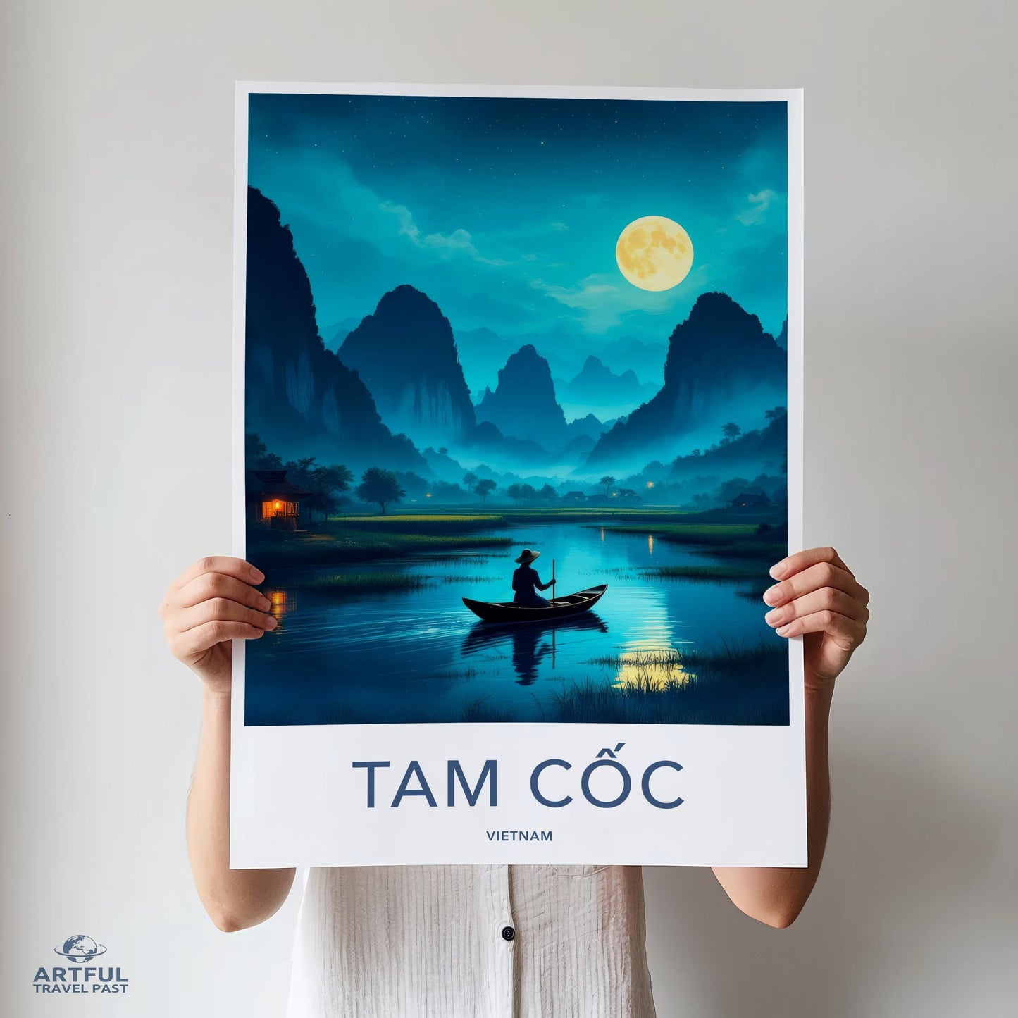 Tam Coc Poster - Vietnam Wall Art