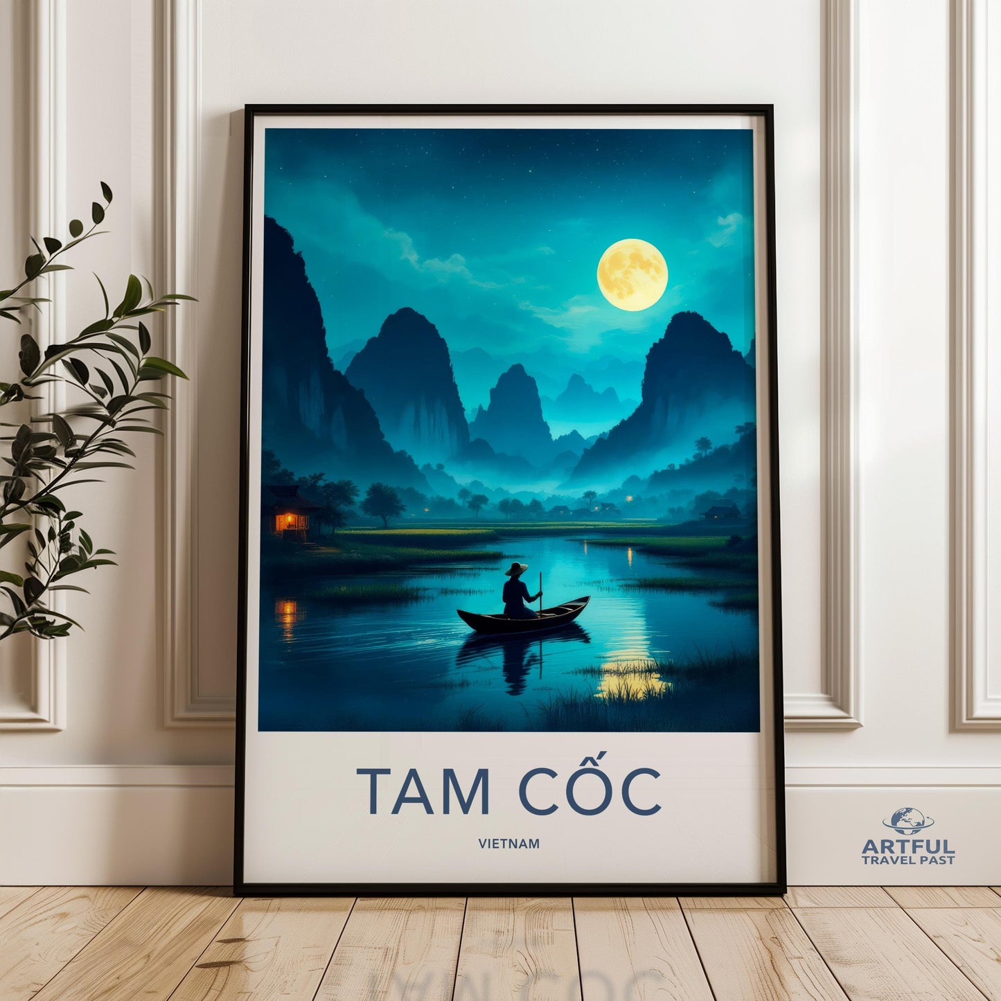 Tam Coc Poster - Vietnam Wall Art
