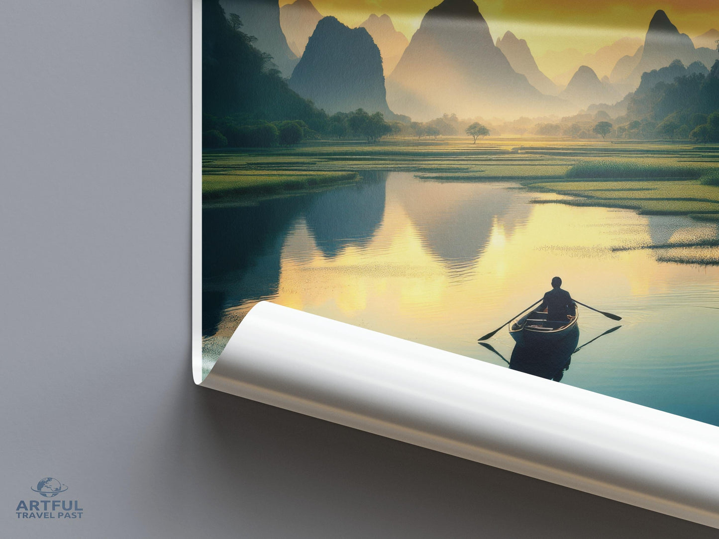 Tam Coc Poster - Vietnam Wall Art