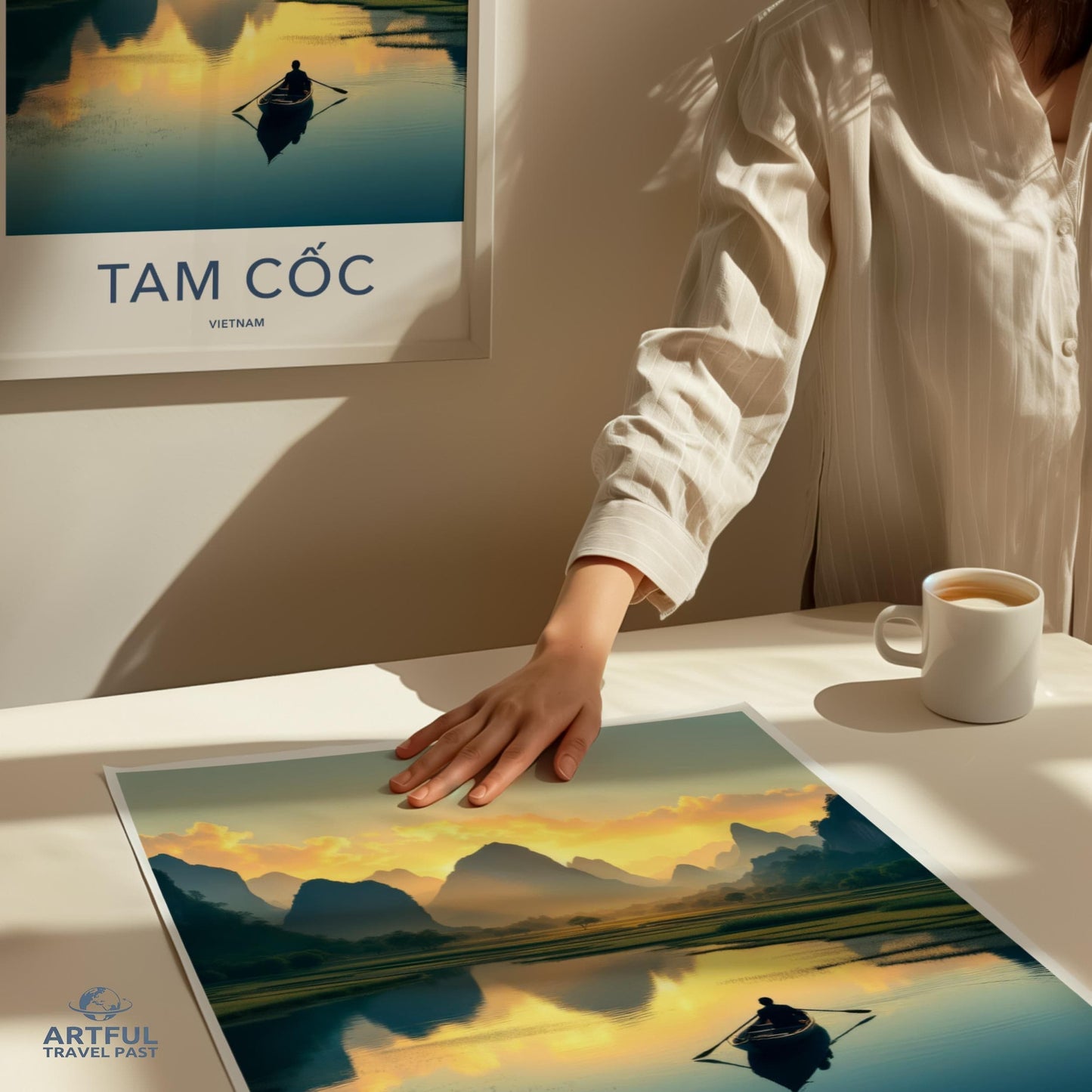 Tam Coc Poster - Vietnam Wall Art