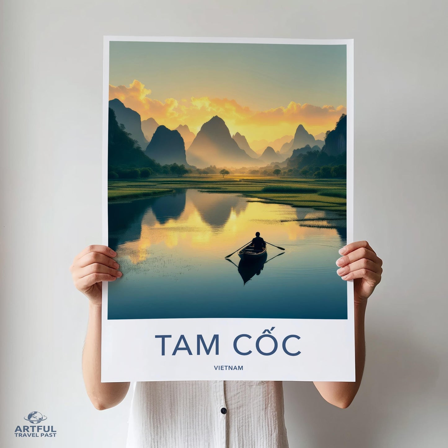 Tam Coc Poster - Vietnam Wall Art