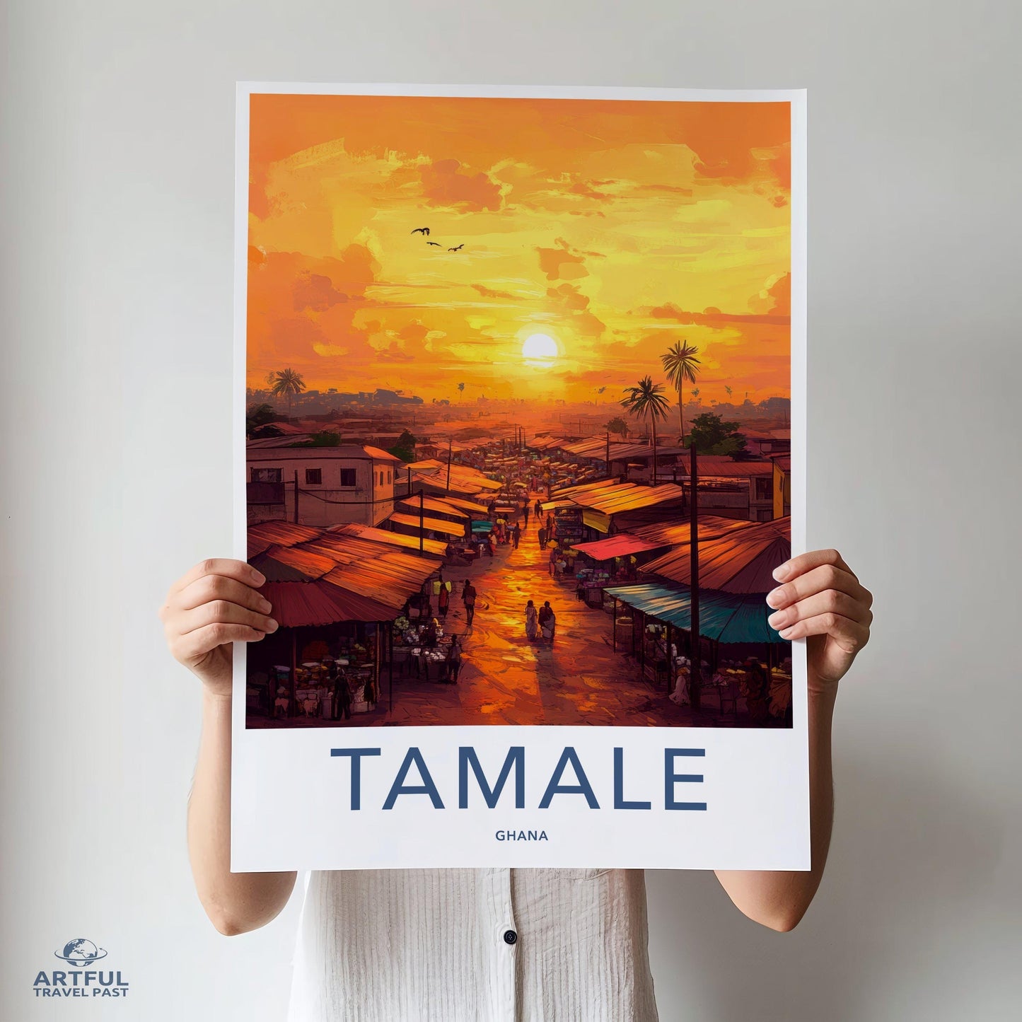 Tamale Poster - Ghana Wall Art