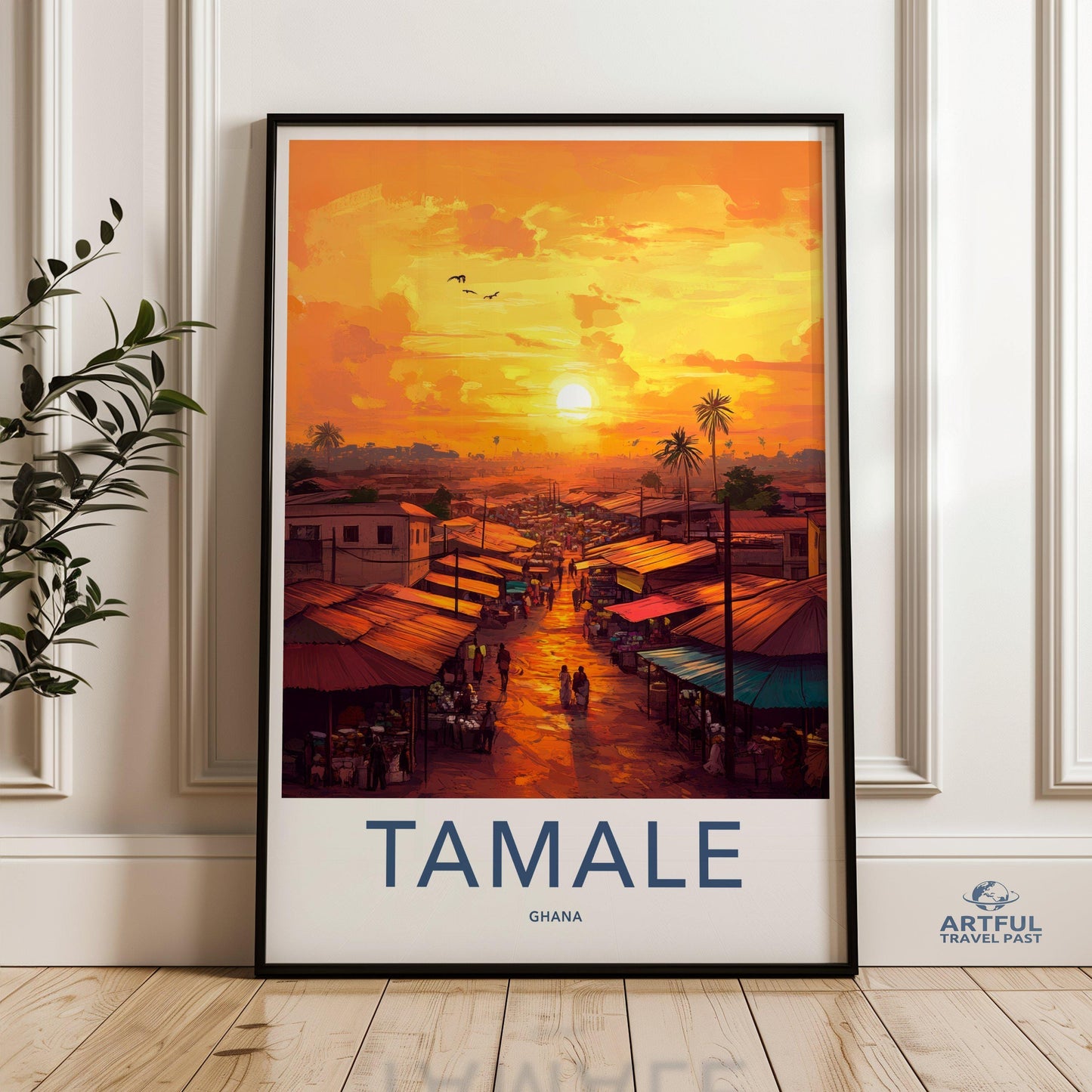Tamale Poster - Ghana Wall Art
