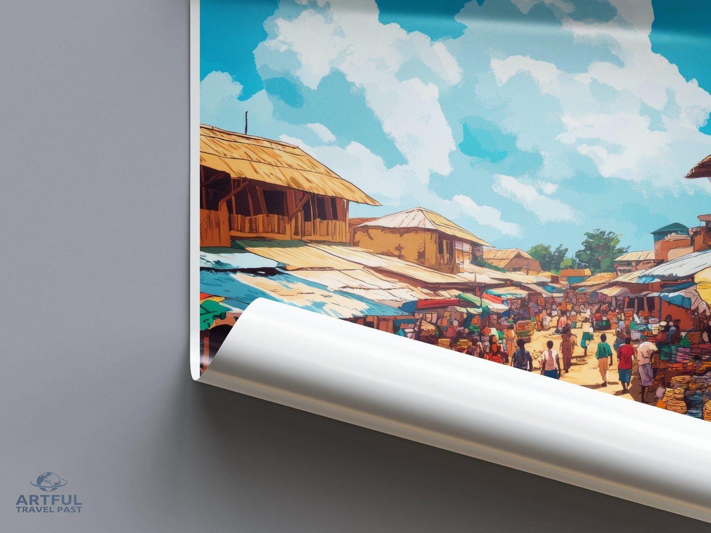 Tamale Poster | Ghana Wall Art | Africa Decor
