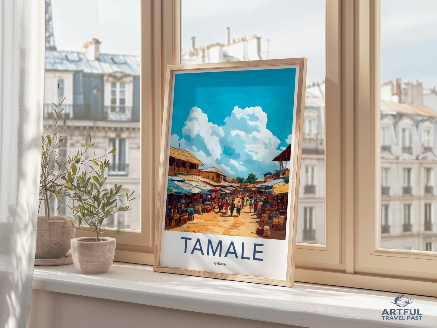 Tamale Poster | Ghana Wall Art | Africa Decor