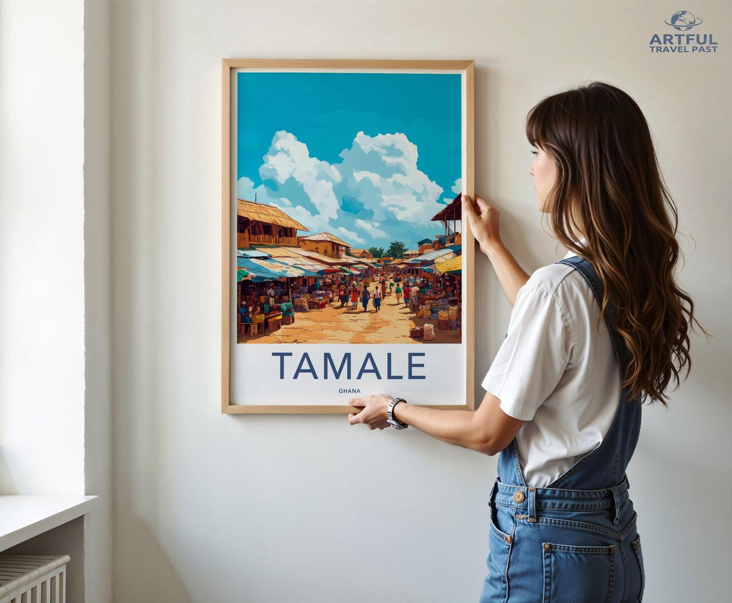 Tamale Poster | Ghana Wall Art | Africa Decor