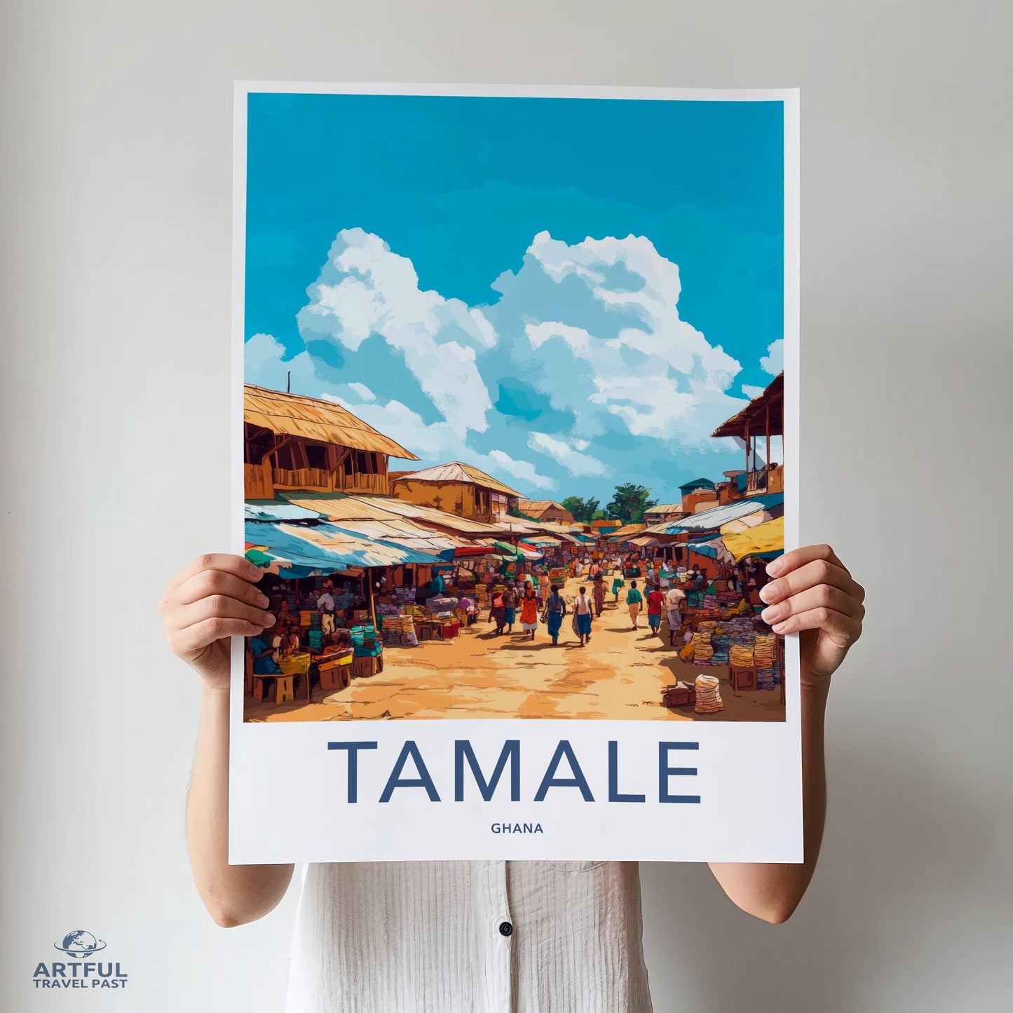 Tamale Poster | Ghana Wall Art | Africa Decor