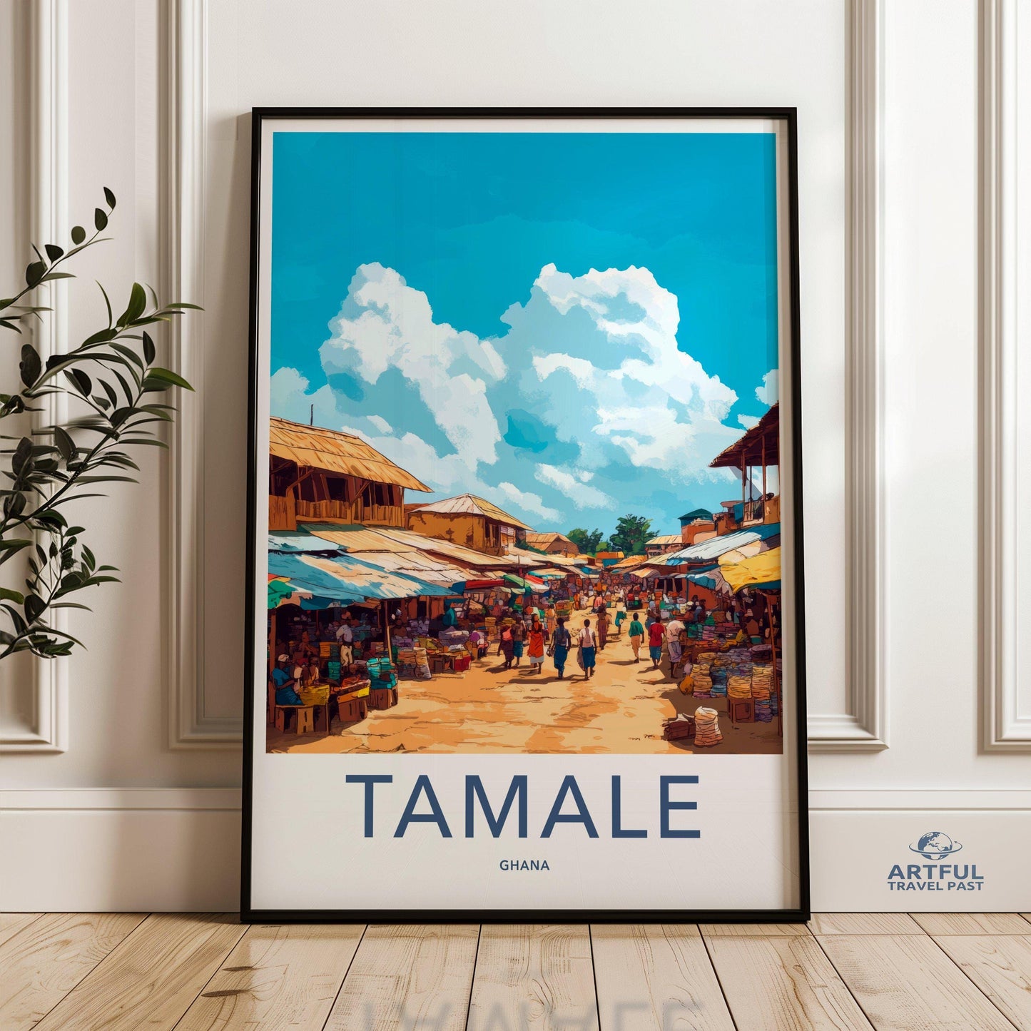 Tamale Poster | Ghana Wall Art | Africa Decor