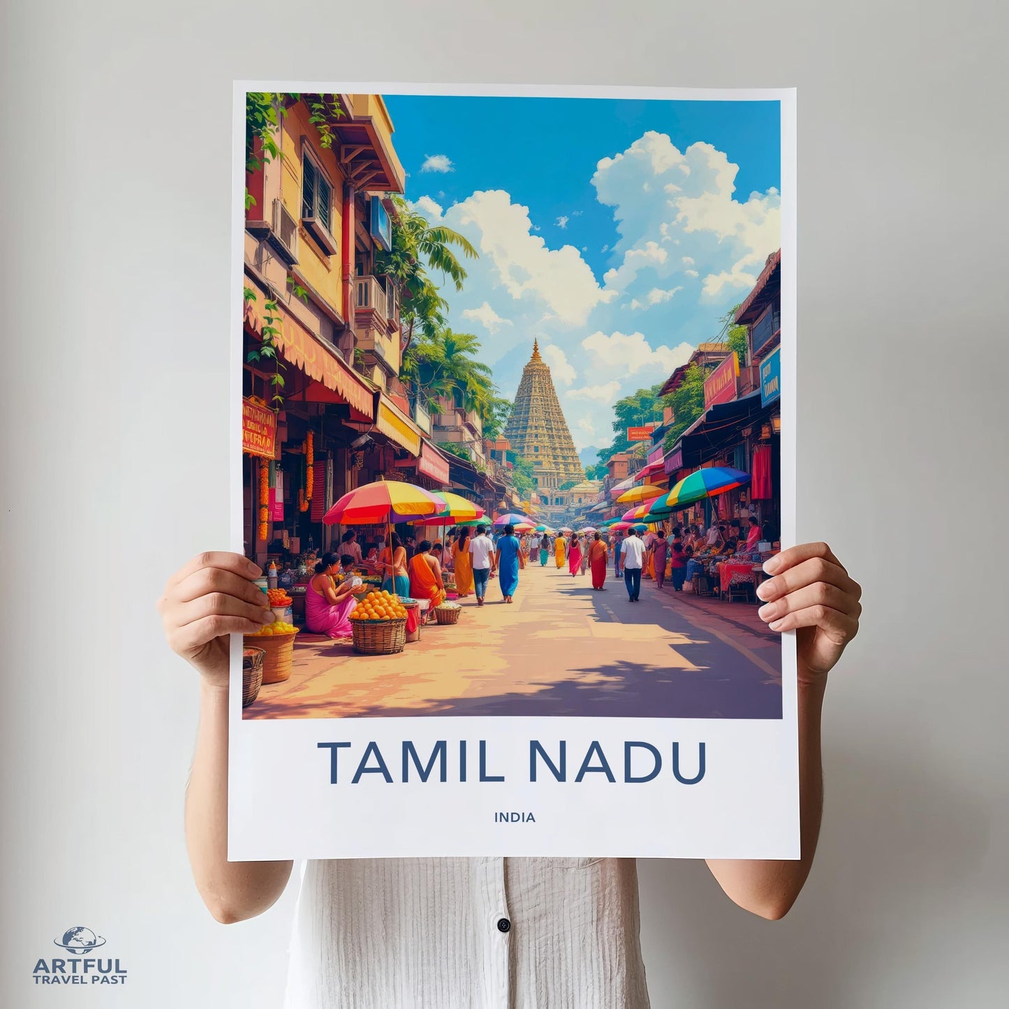 Tamil Nadu Poster - India Wall Art
