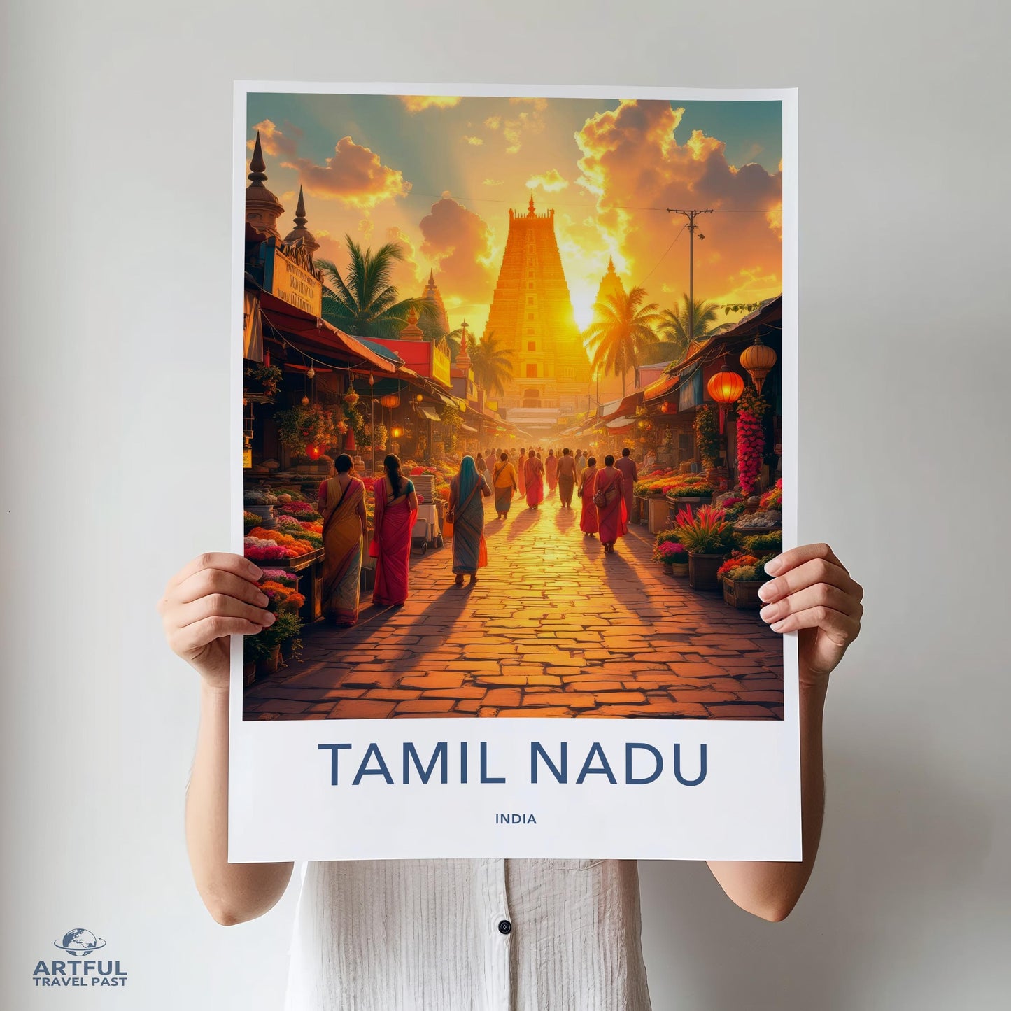 Tamil Nadu Poster - India Wall Art