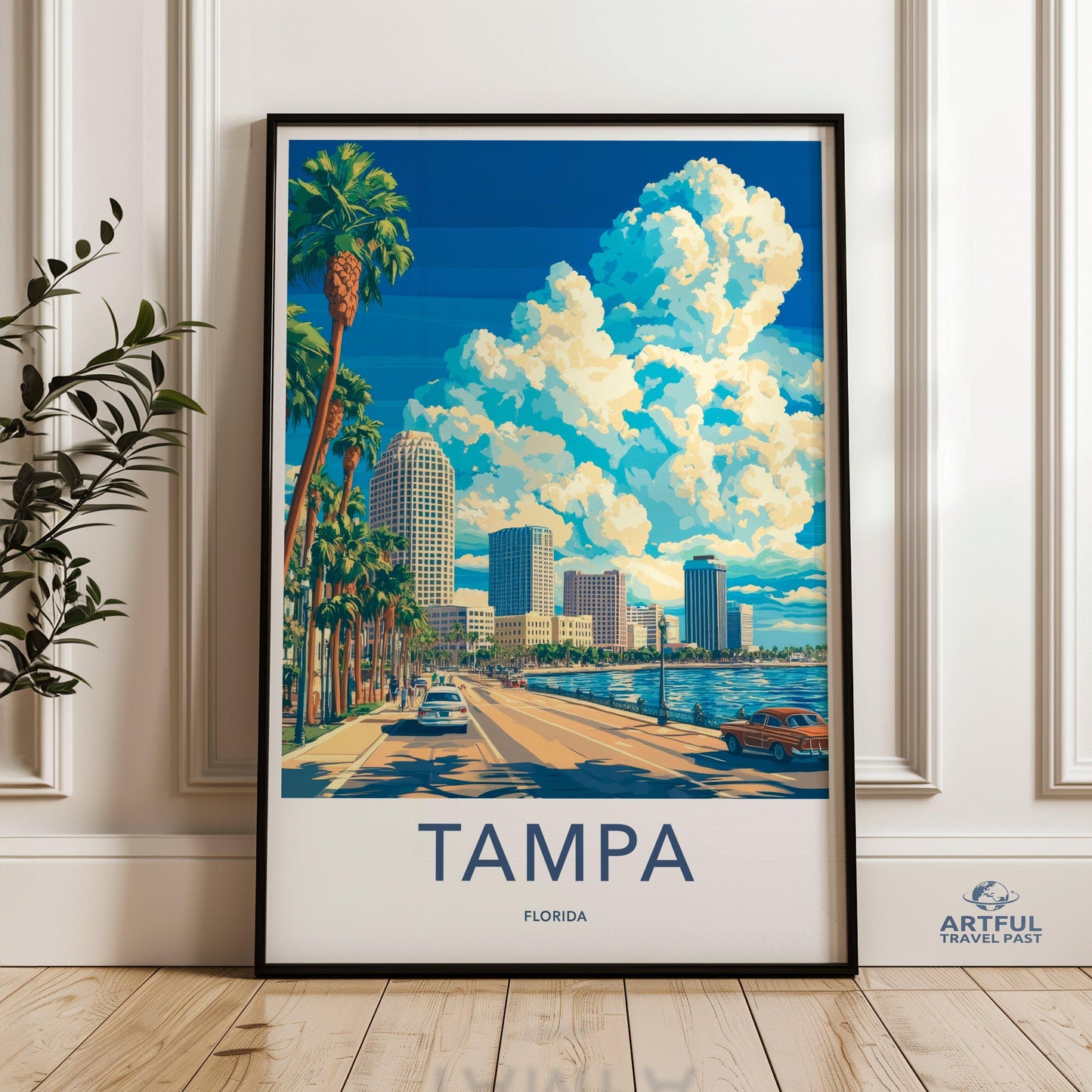 Tampa Poster - Florida Wall Art