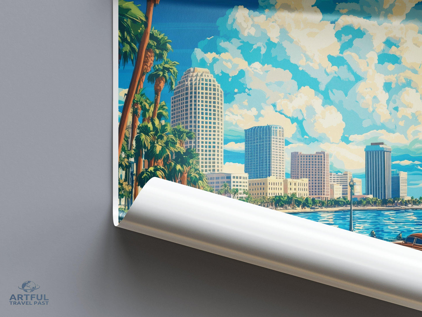 Tampa Poster - Florida Wall Art