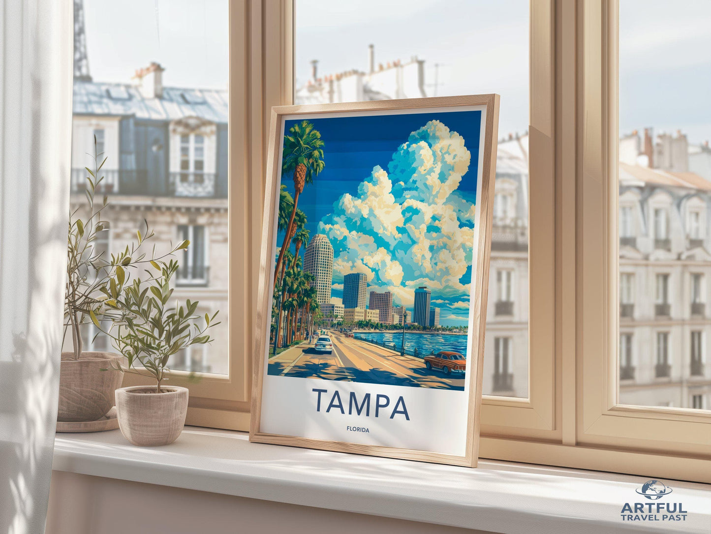 Tampa Poster - Florida Wall Art