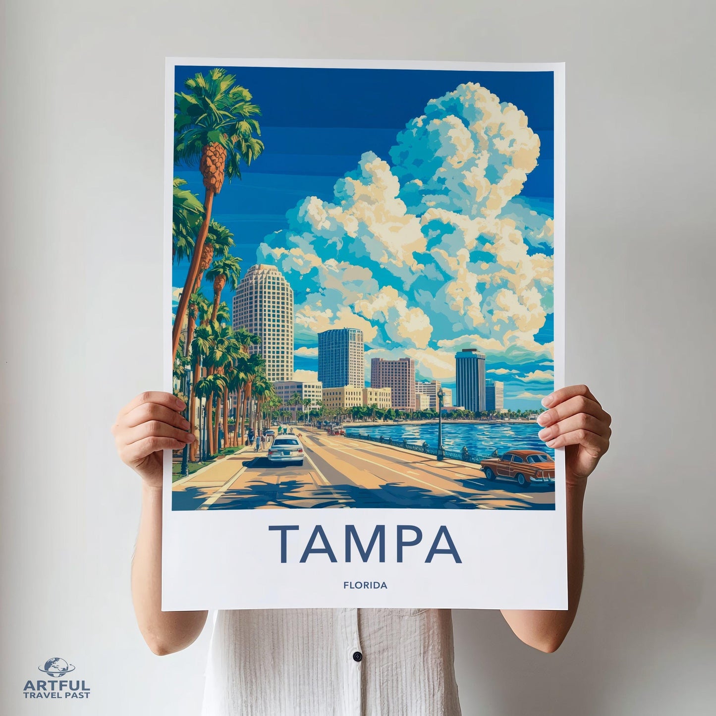 Tampa Poster - Florida Wall Art