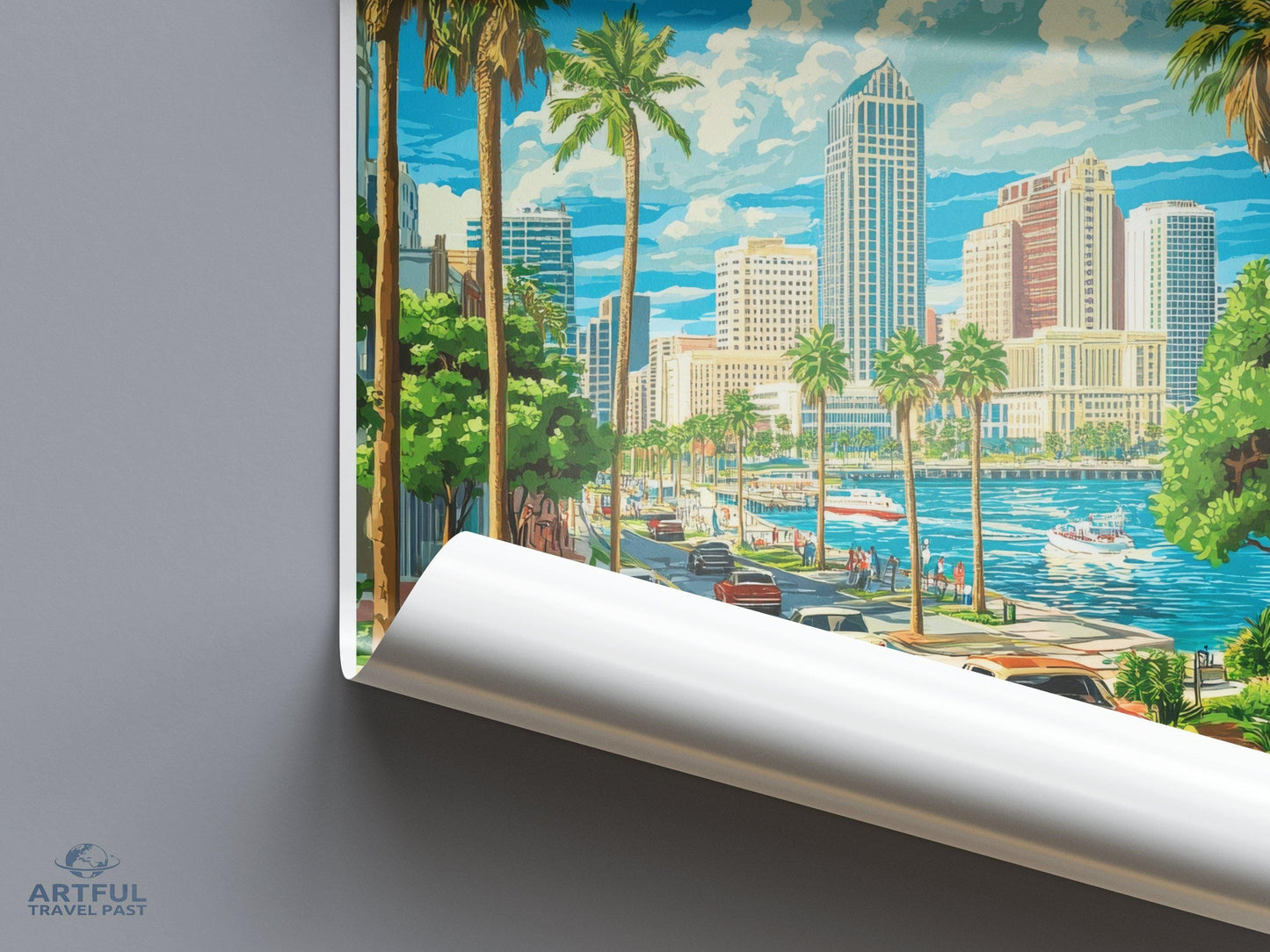 Tampa Poster - Florida Wall Art