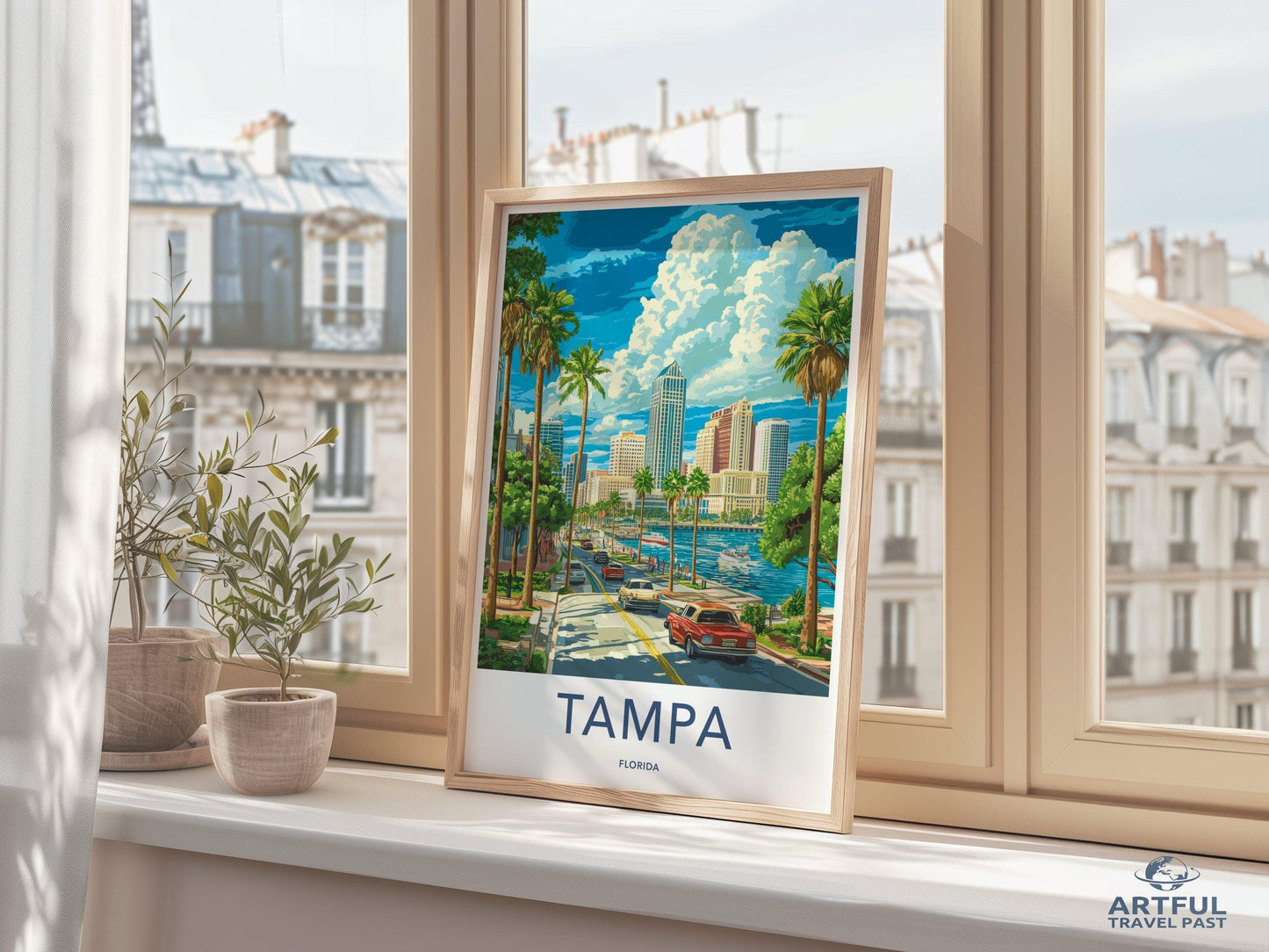 Tampa Poster - Florida Wall Art