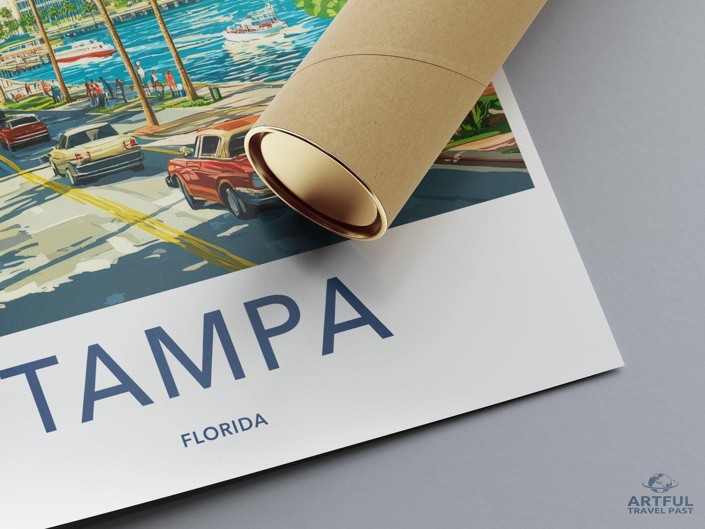 Tampa Poster - Florida Wall Art