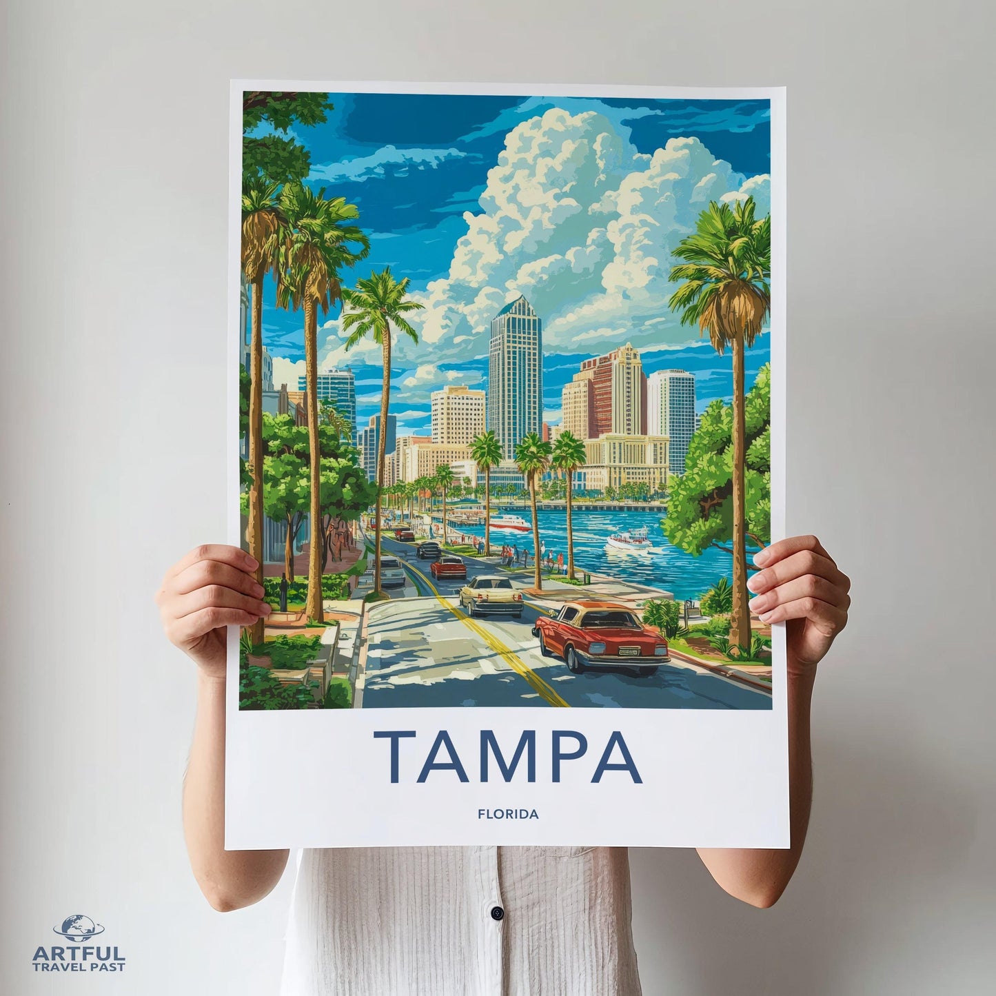Tampa Poster - Florida Wall Art