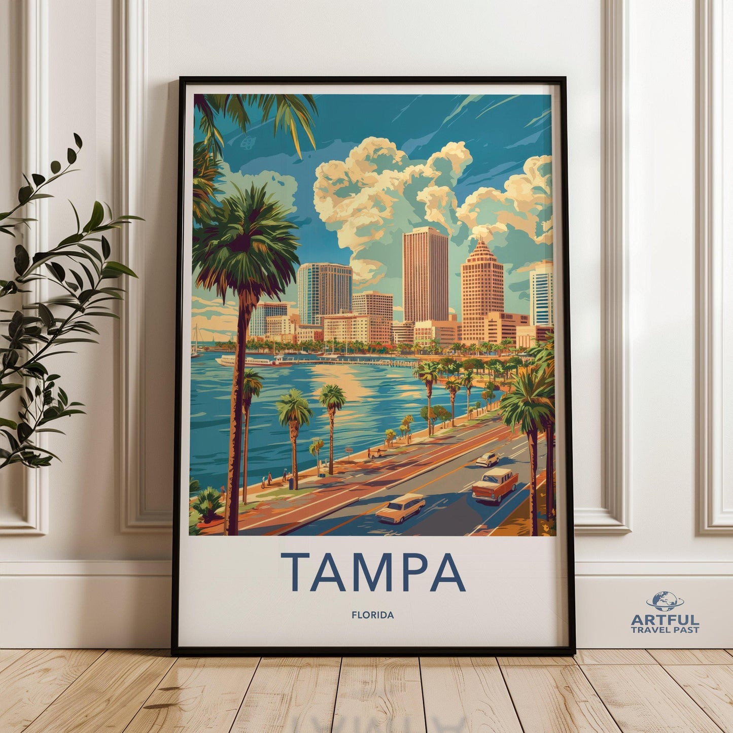 Tampa Poster - Florida Wall Art