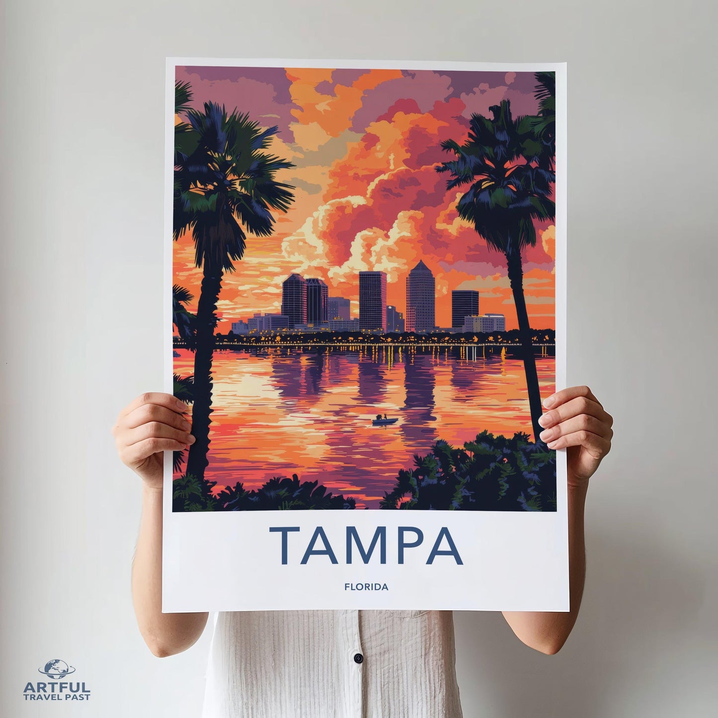 Tampa Poster - Florida Wall Art