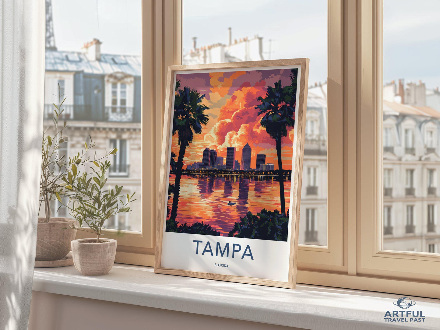 Tampa Poster - Florida Wall Art