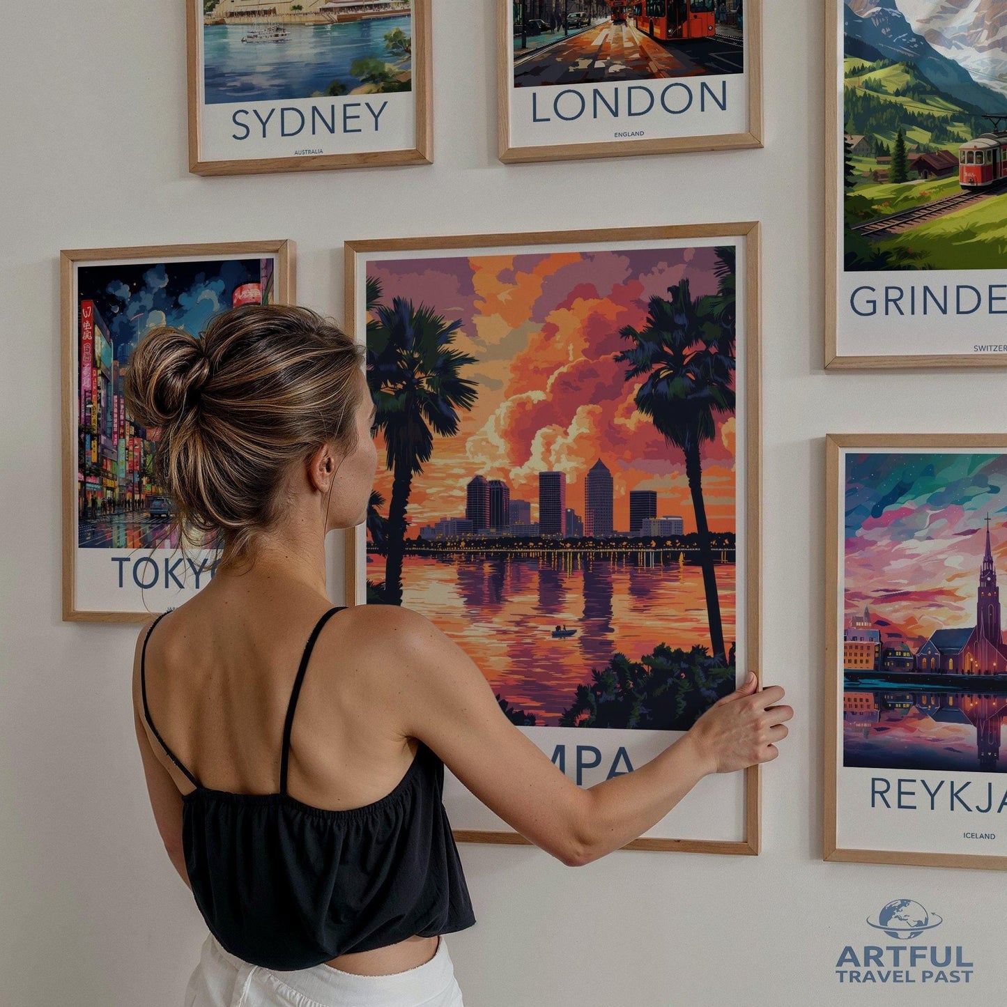 Tampa Poster - Florida Wall Art