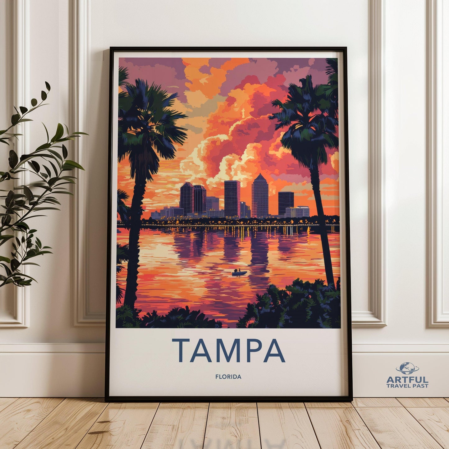 Tampa Poster - Florida Wall Art