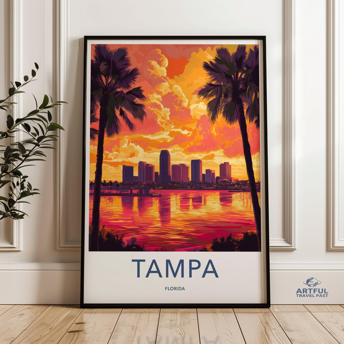 Tampa Poster - Florida Wall Art