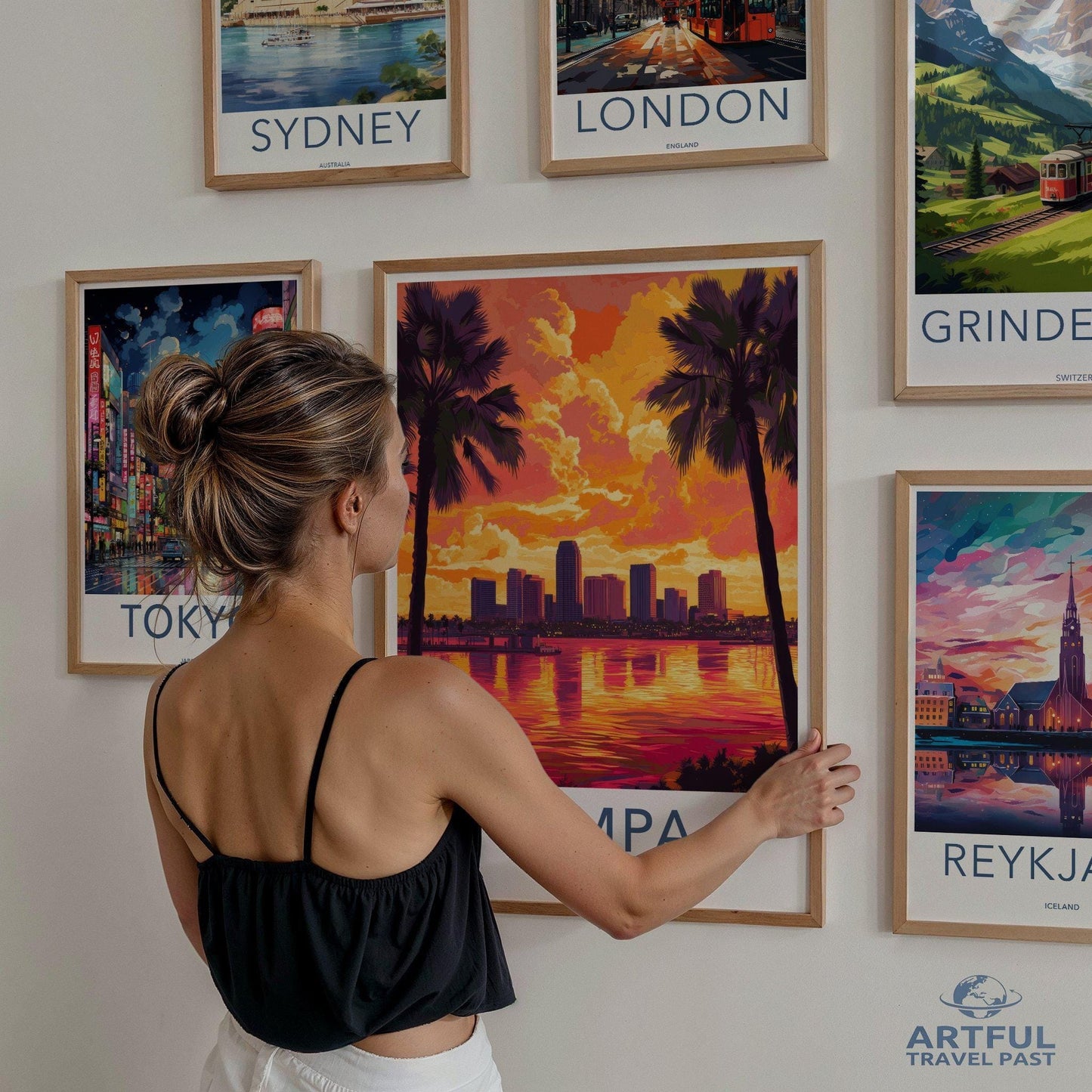 Tampa Poster - Florida Wall Art
