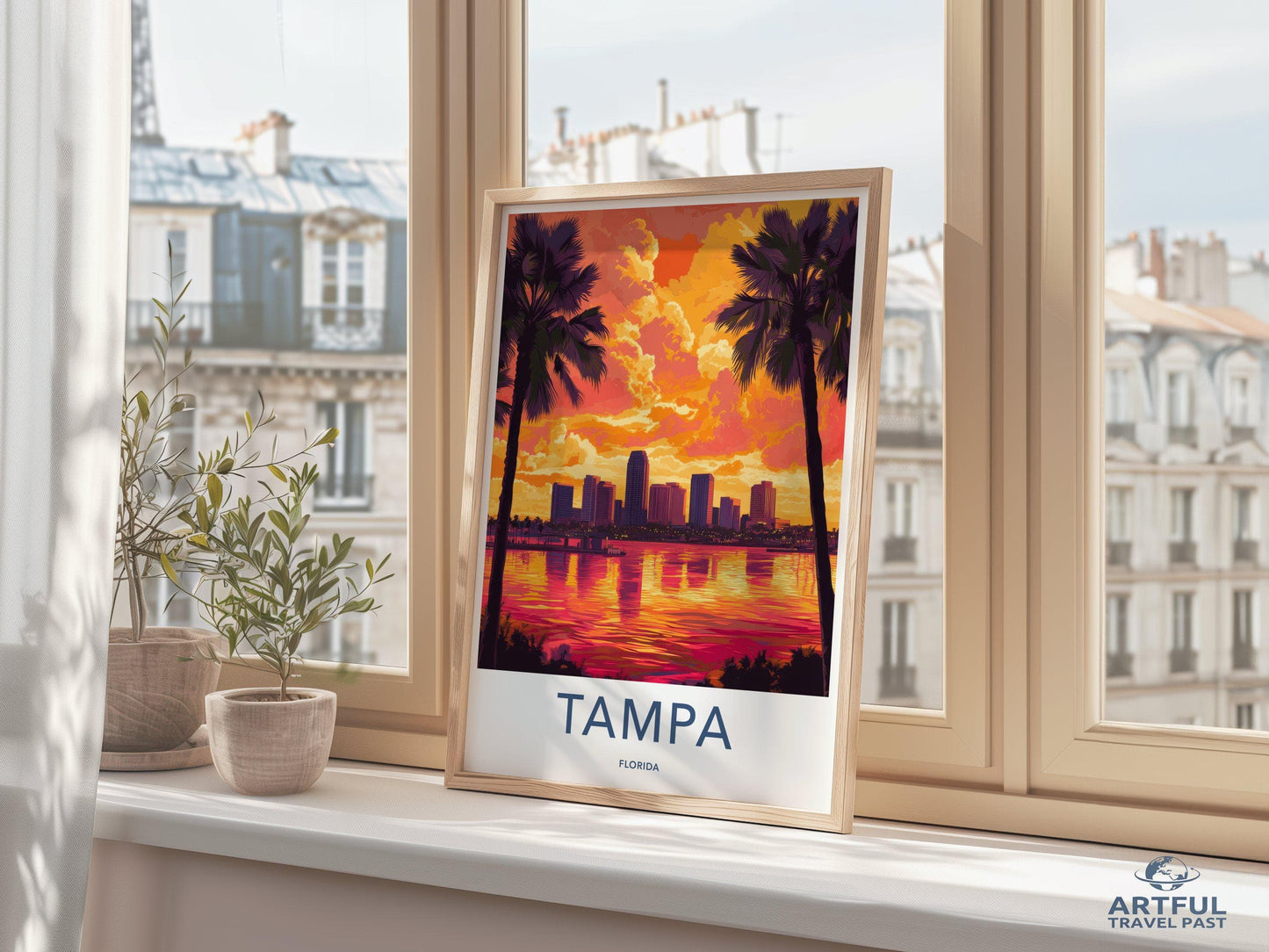 Tampa Poster - Florida Wall Art