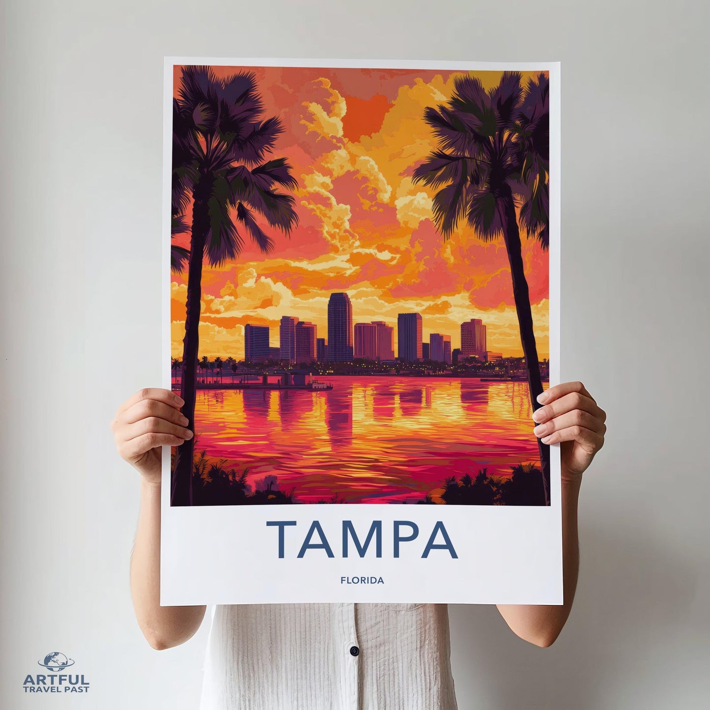 Tampa Poster - Florida Wall Art