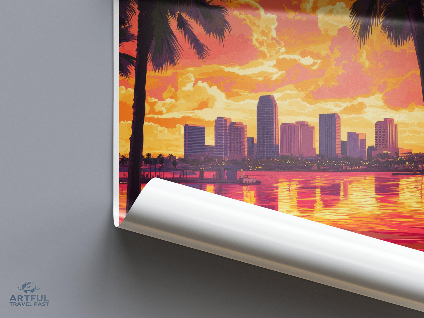 Tampa Poster - Florida Wall Art