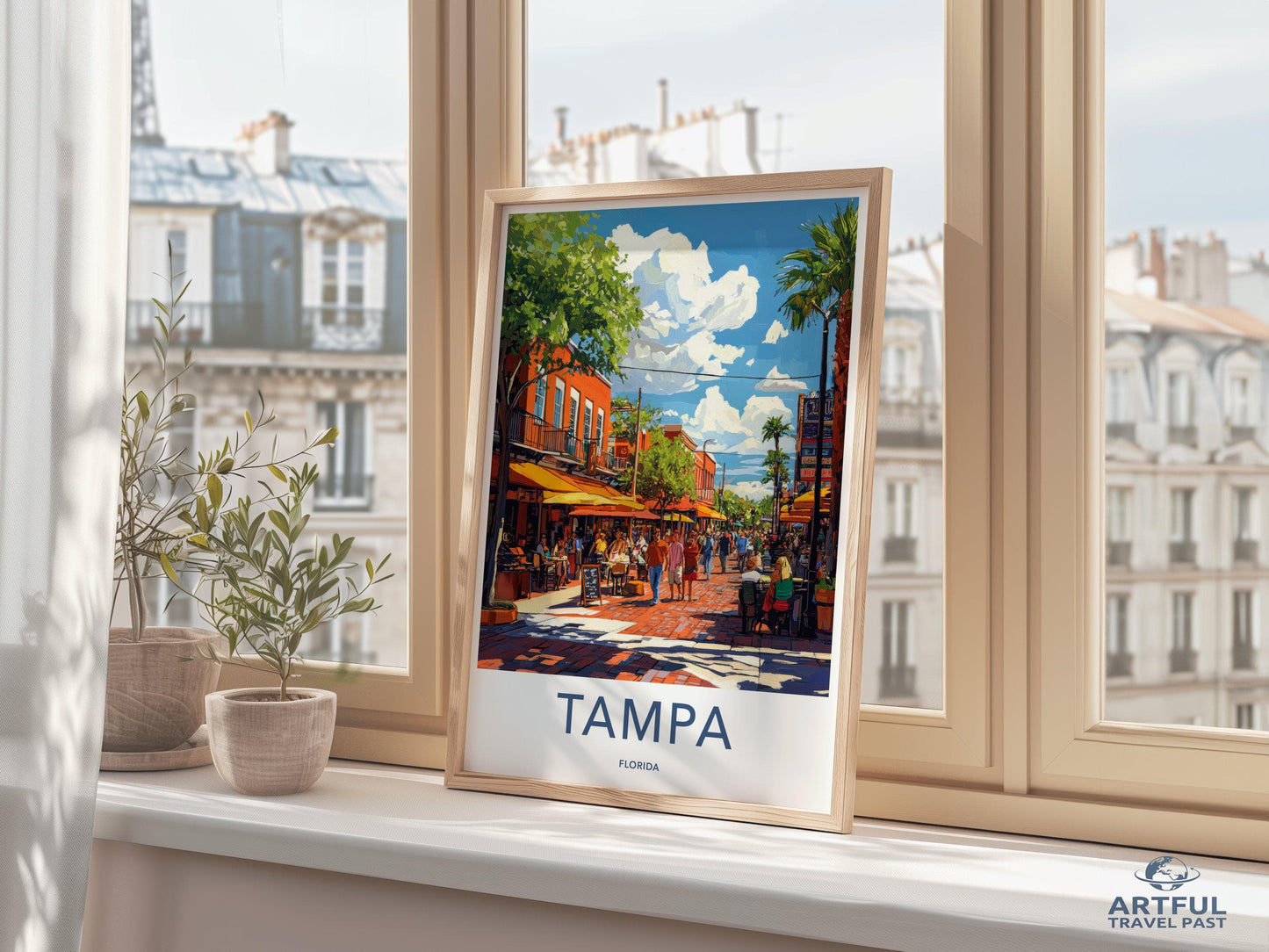 Tampa Poster - Florida Wall Art