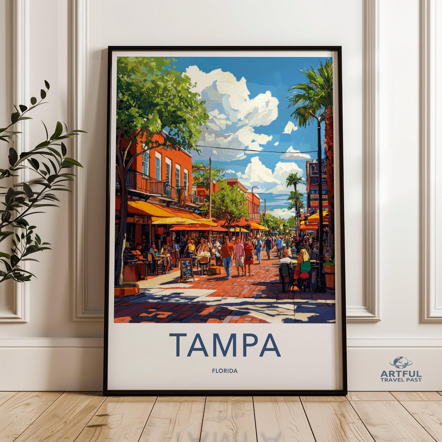 Tampa Poster - Florida Wall Art