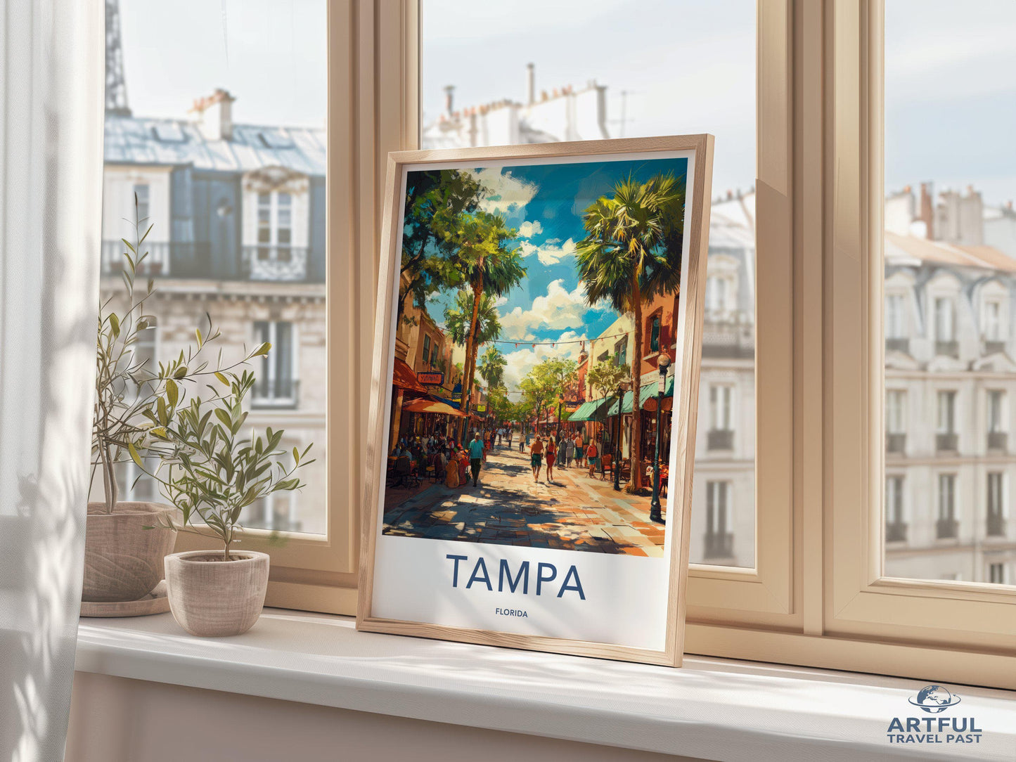 Tampa Poster - Florida Wall Art