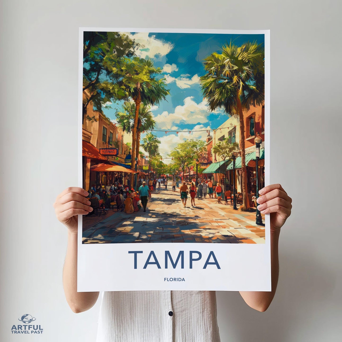 Tampa Poster - Florida Wall Art