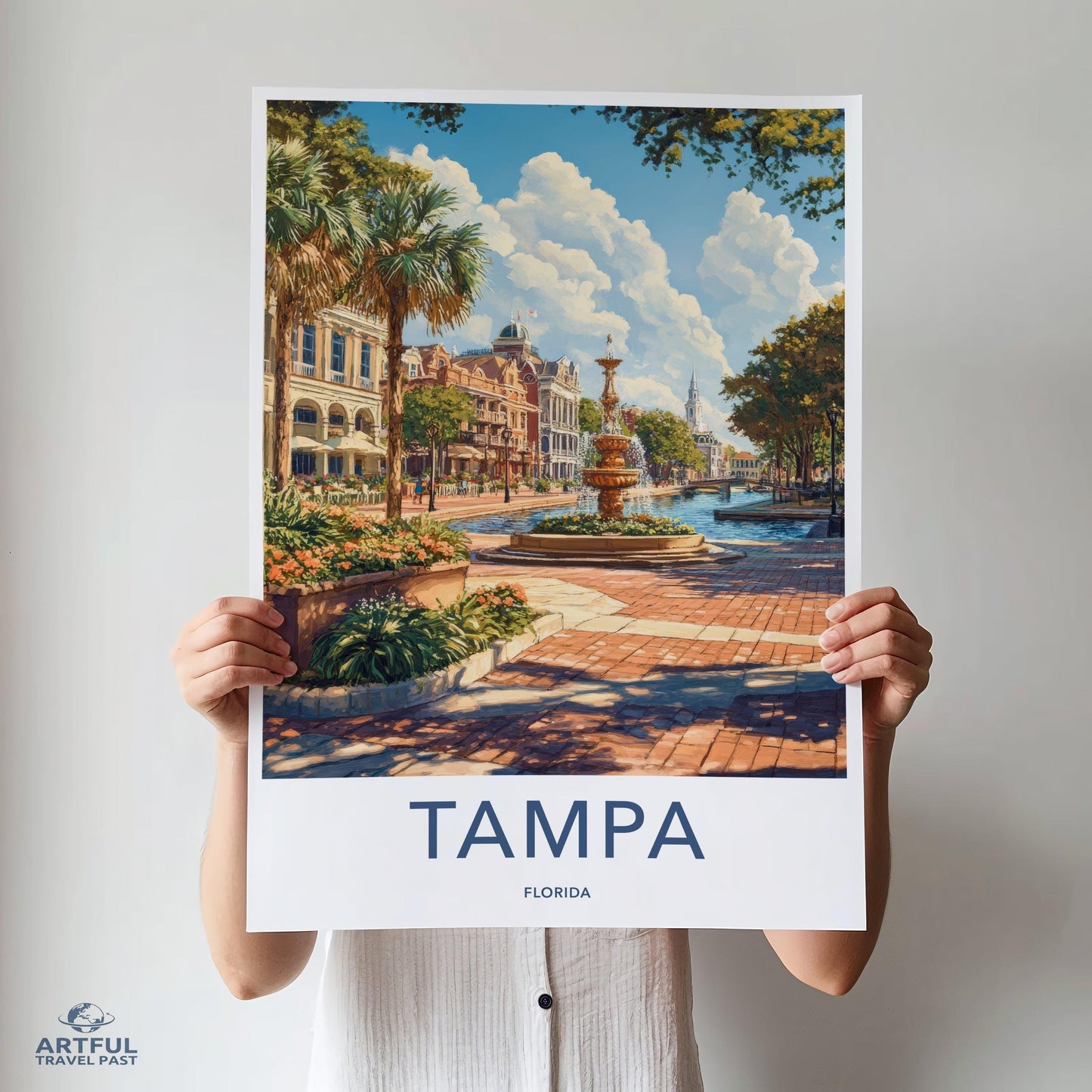 Tampa Poster - Florida Wall Art