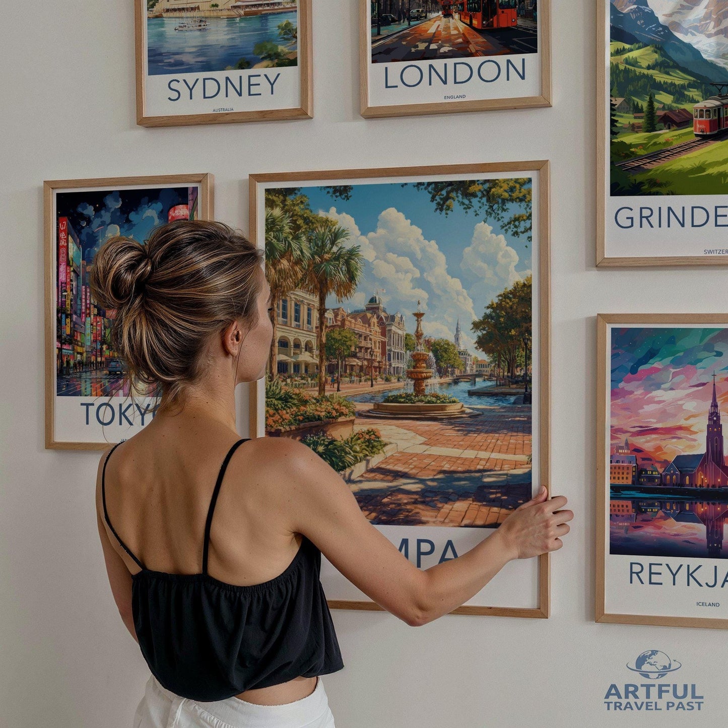 Tampa Poster - Florida Wall Art
