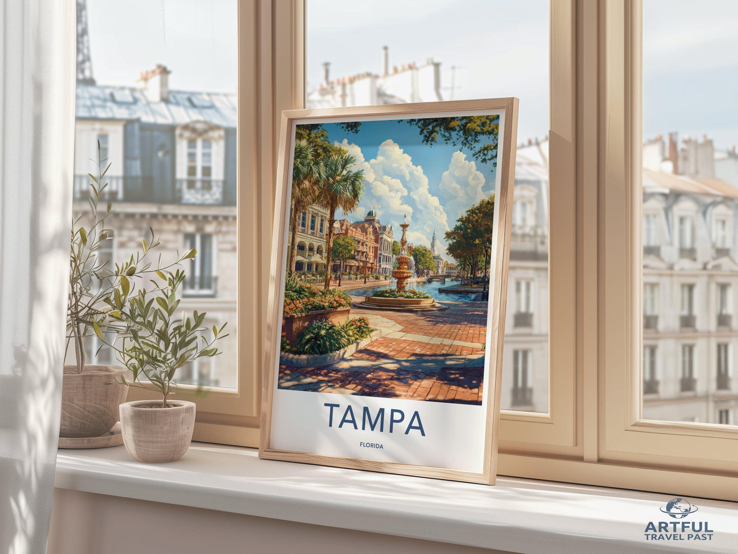 Tampa Poster - Florida Wall Art