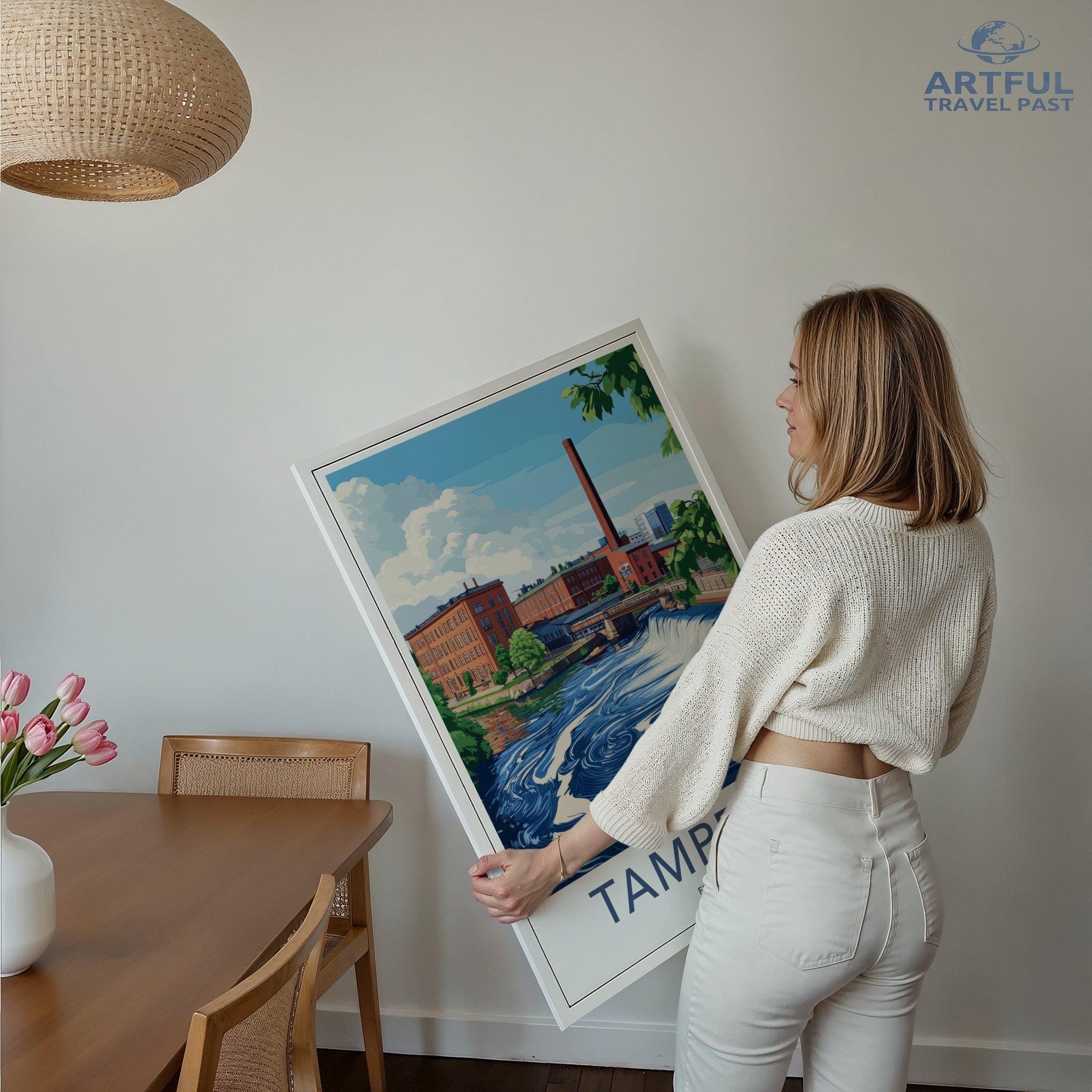 Tampere Poster - Finland Wall Art