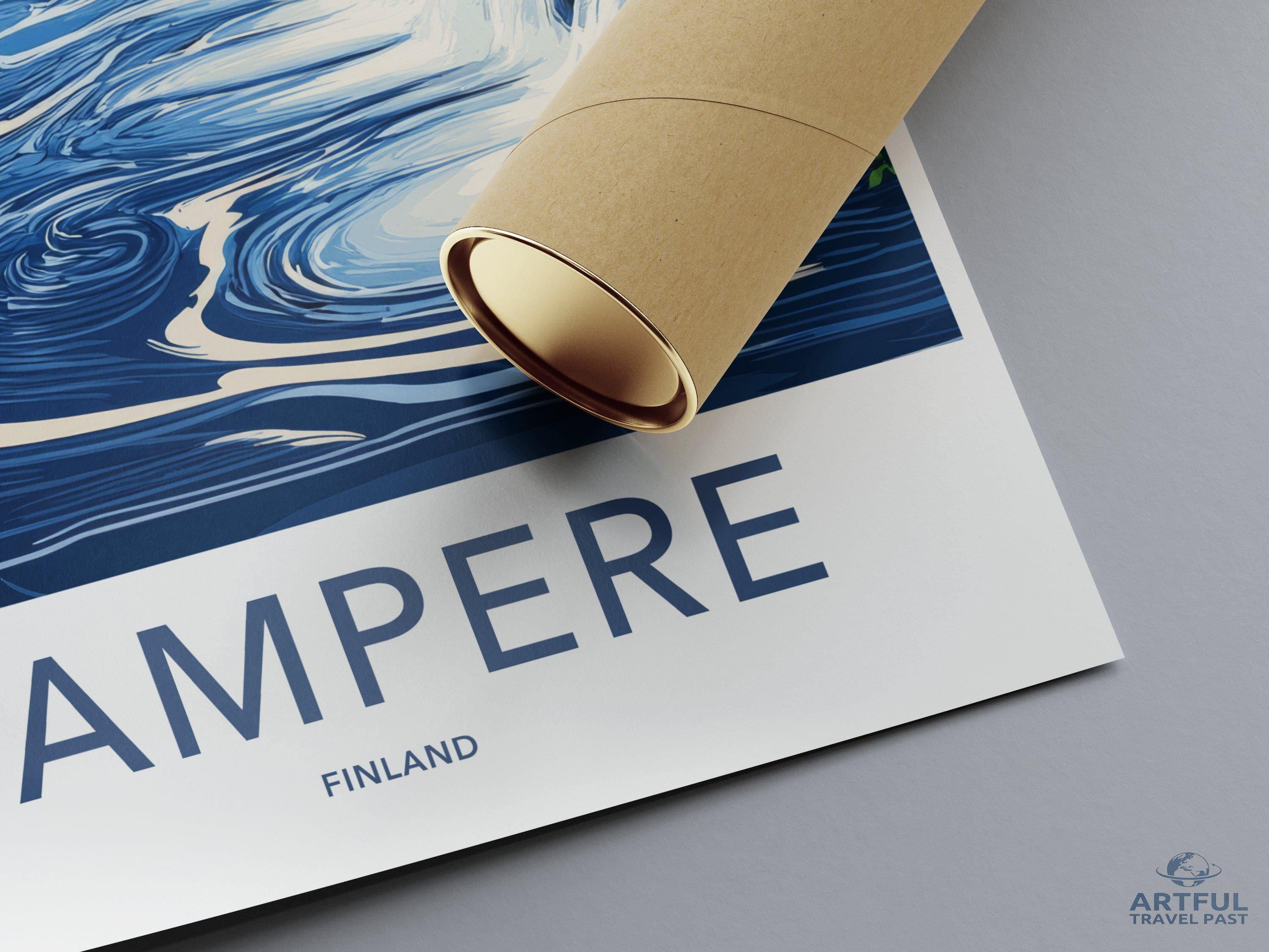Tampere Poster - Finland Wall Art