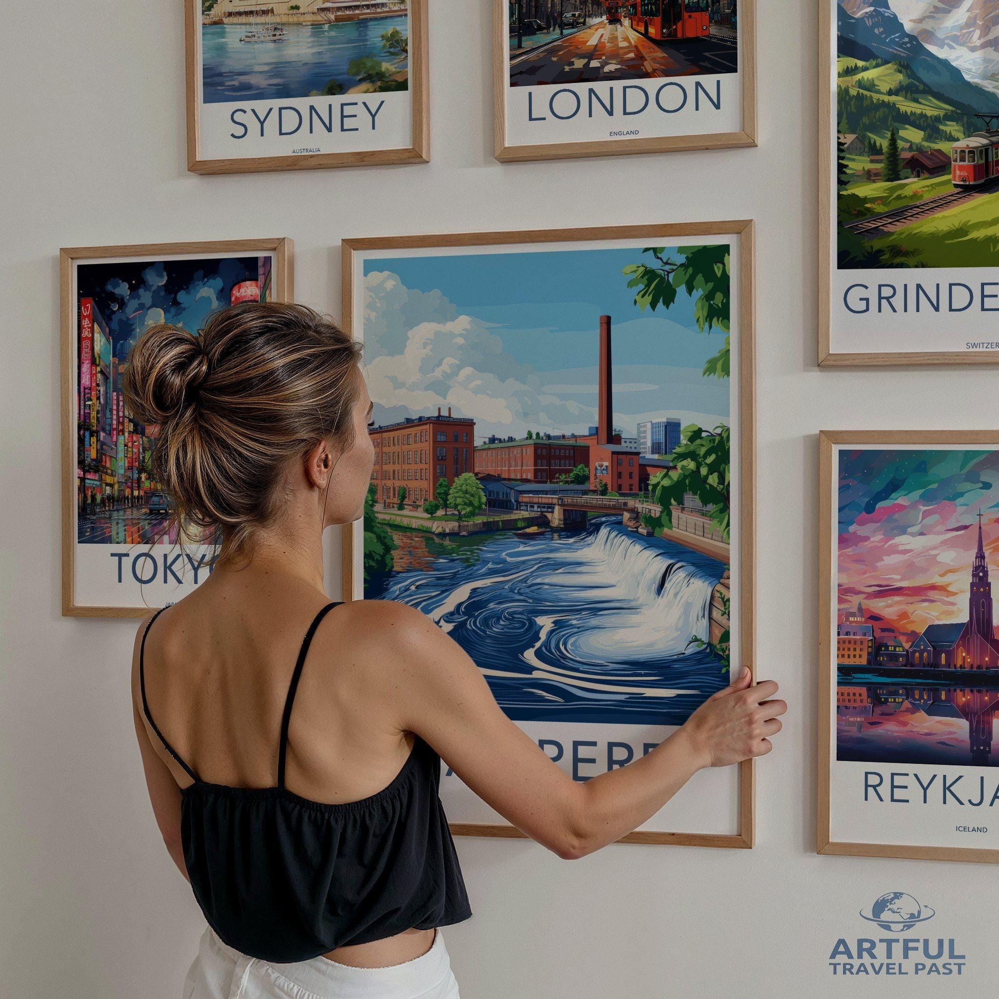 Tampere Poster - Finland Wall Art